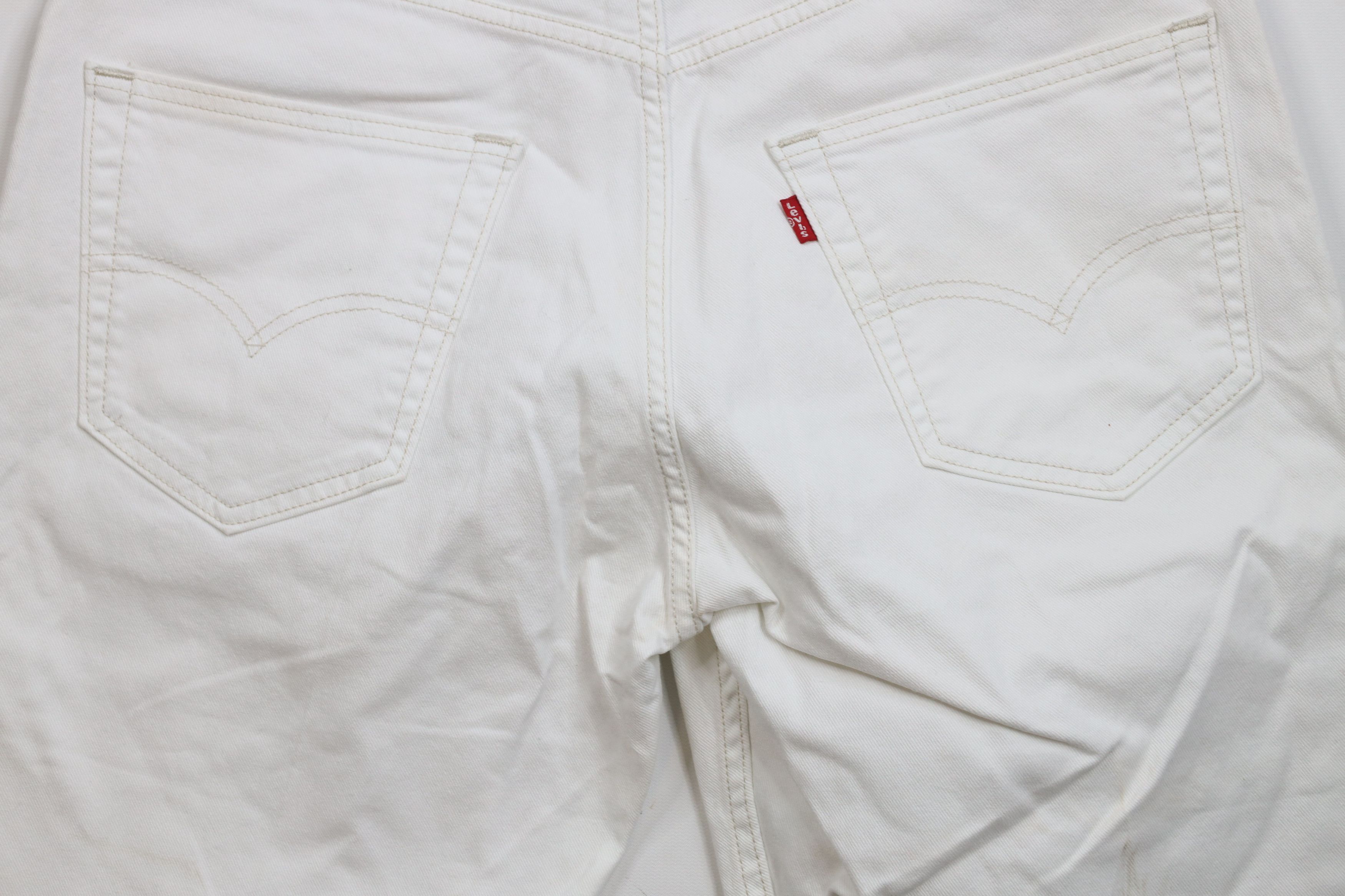 Levi's × Vintage Vintage Y2K Levis 569 Fit Denim Jean Shorts Jorts White Size US 30 / EU 46 - 12 Thumbnail