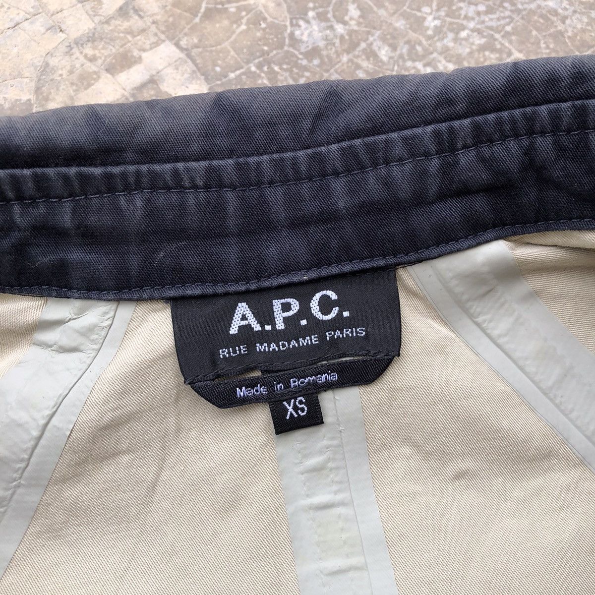 A.P.C. × Designer A.P.C. Rue Madame Paris Raincoat Long Jacket Size US XS / EU 42 / 0 - 13 Thumbnail