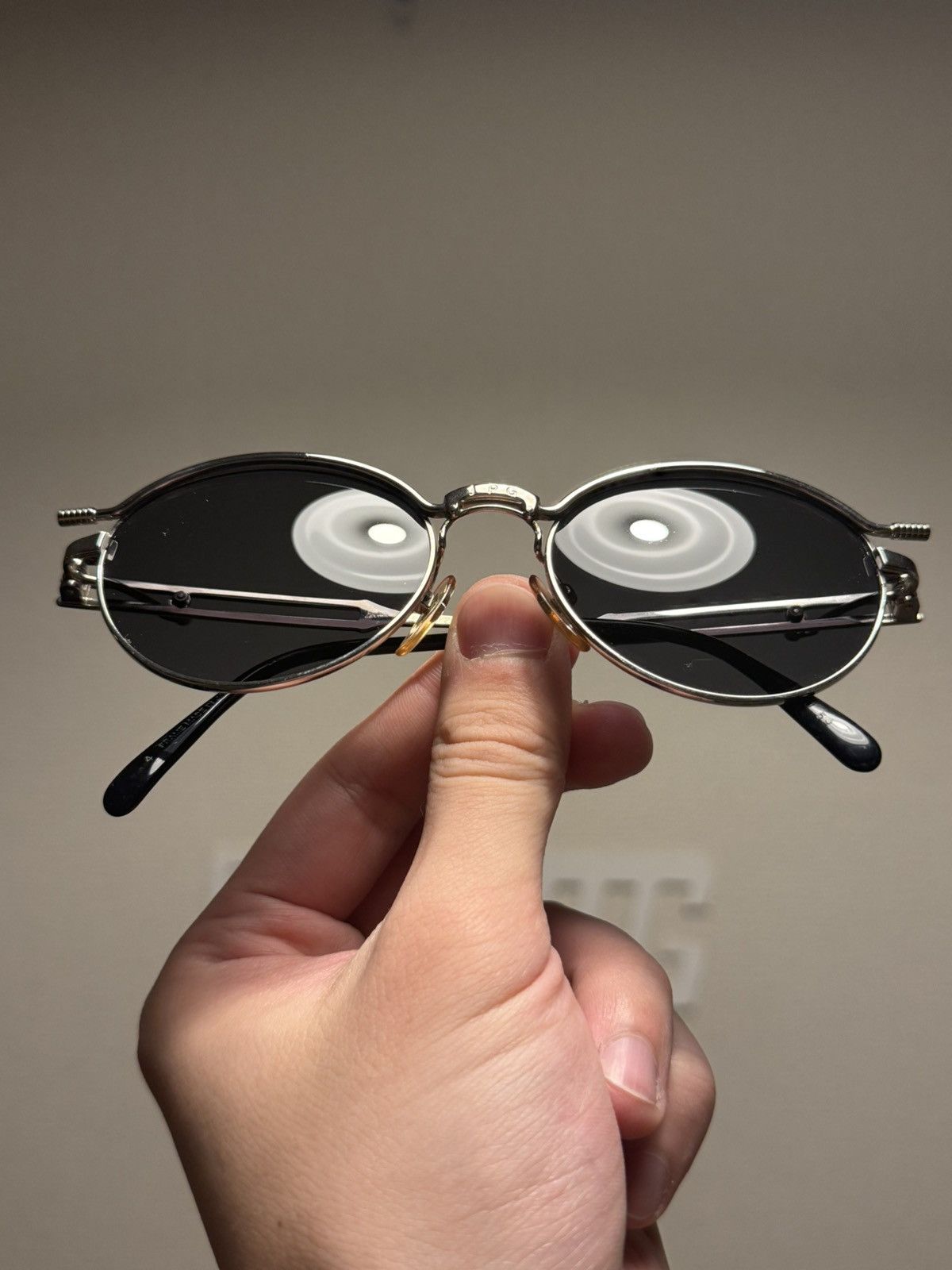 Jean Paul Gaultier Jean Paul Gaultier Metal-Constructed Sunglasses Size ONE SIZE - 7 Thumbnail