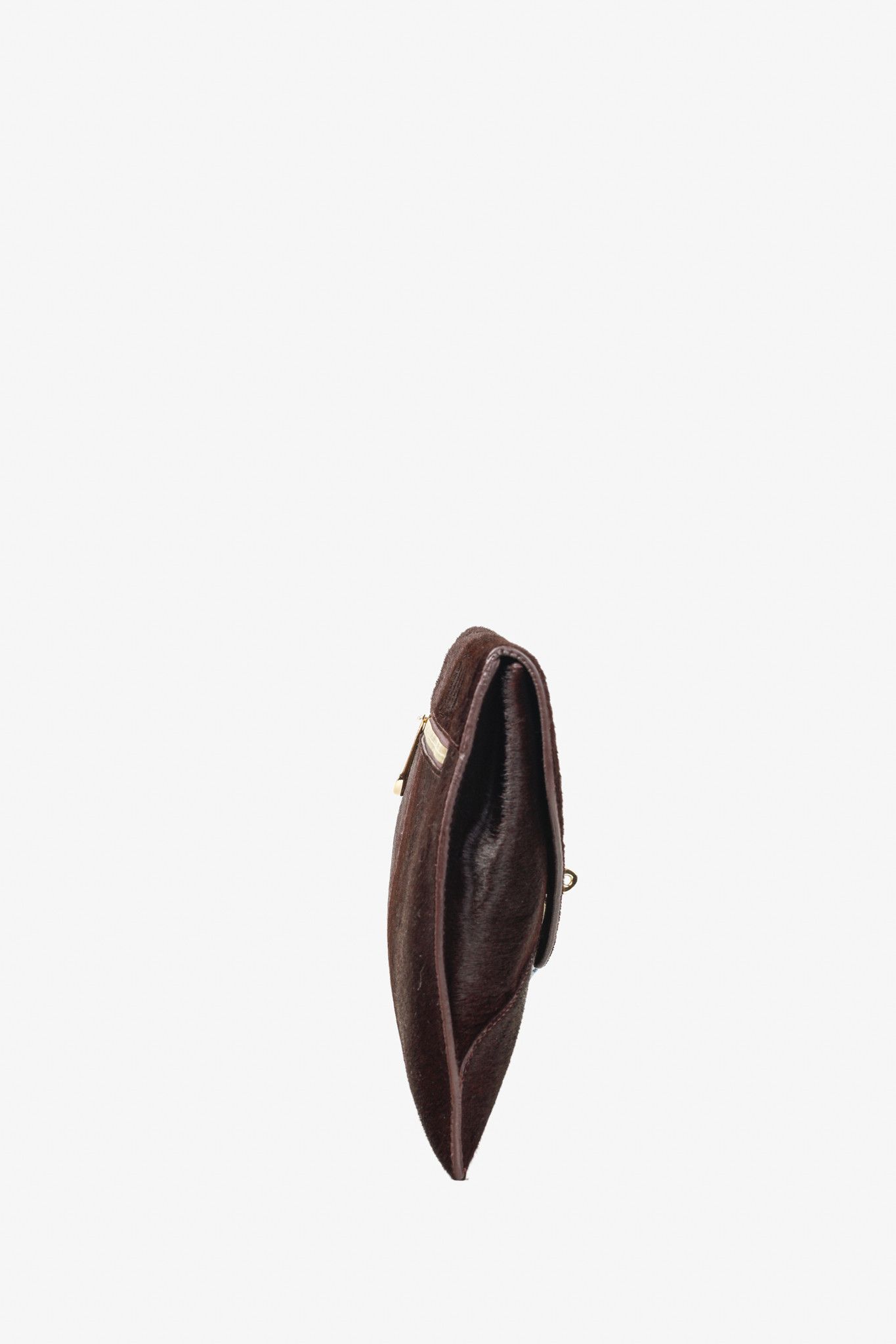 Mulberry Mulberry Willow Burgundy Croc Embossed Pony Hair Clutch Size ONE SIZE - 3 Thumbnail