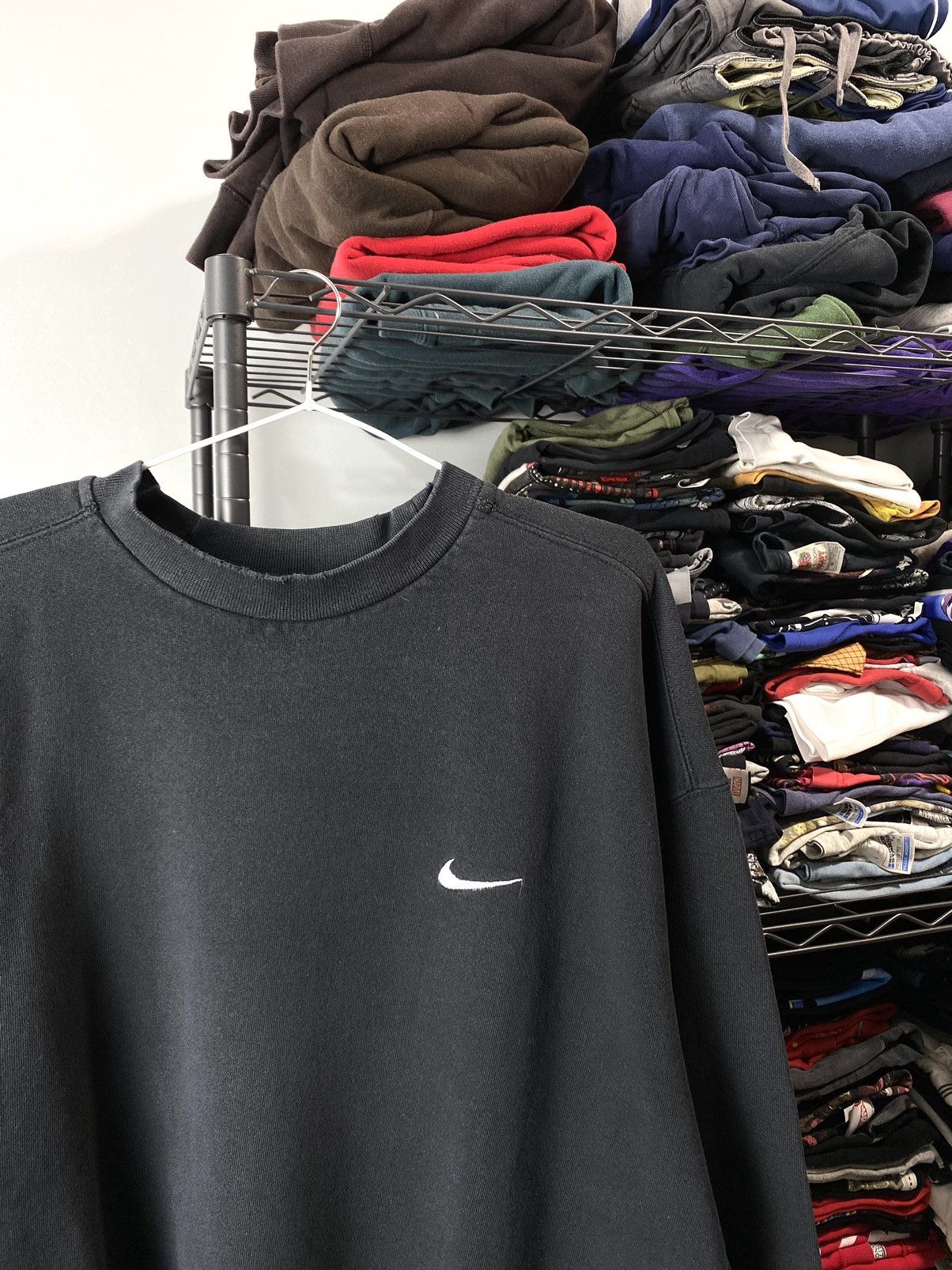 Nike Rare! Vintage 1990’s Nike Sweatshirt Travis Scott Style Size US XL / EU 56 / 4 - 2 Thumbnail