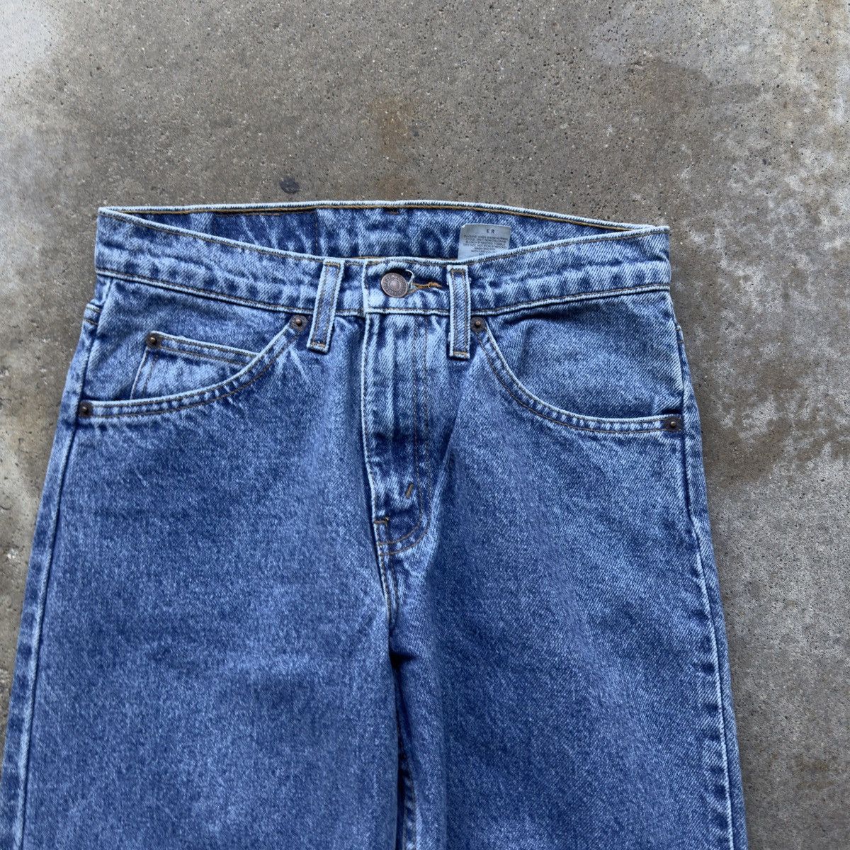 Vintage Levi's 562 Baggy Wide Denim Skater Jeans ERD Grunge Chrome Size US 27 - 3 Thumbnail