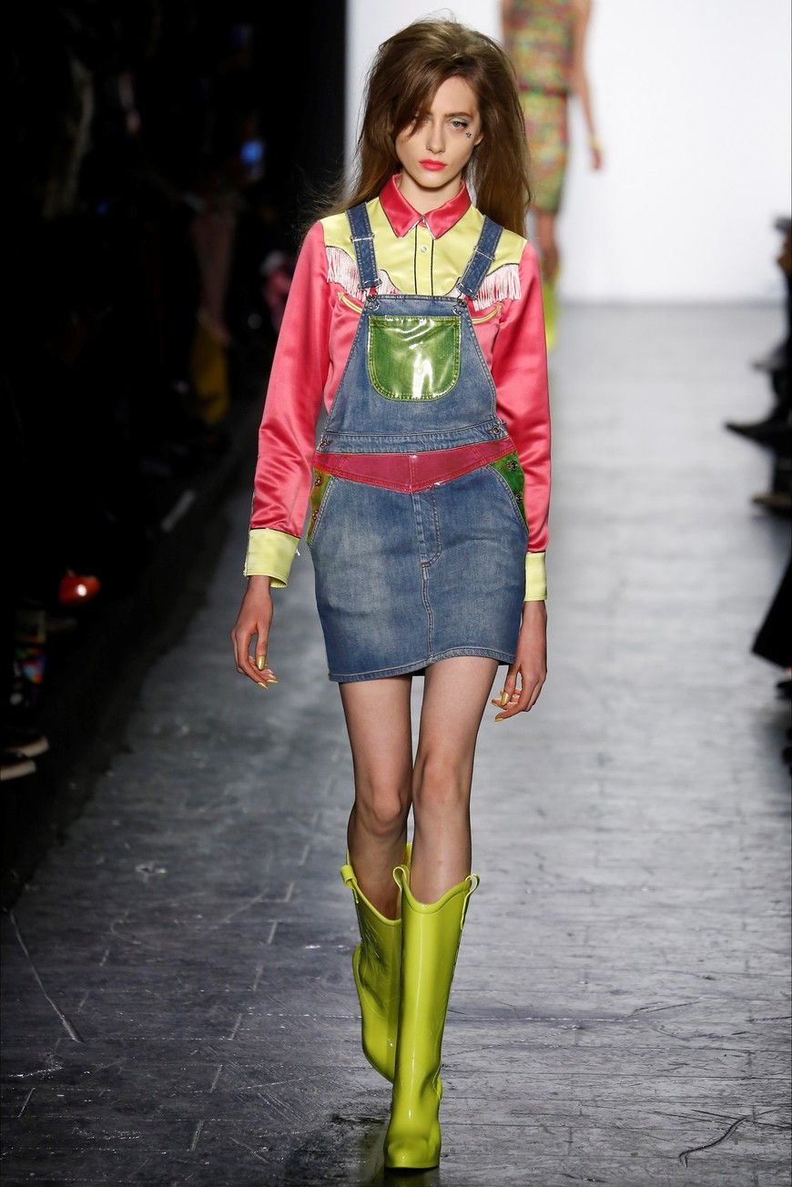 Jeremy Scott Jeremy Scott PVC 패치 컬렉션 오버롤 Size 26" / US 2 / IT 38 - 1 Thumbnail