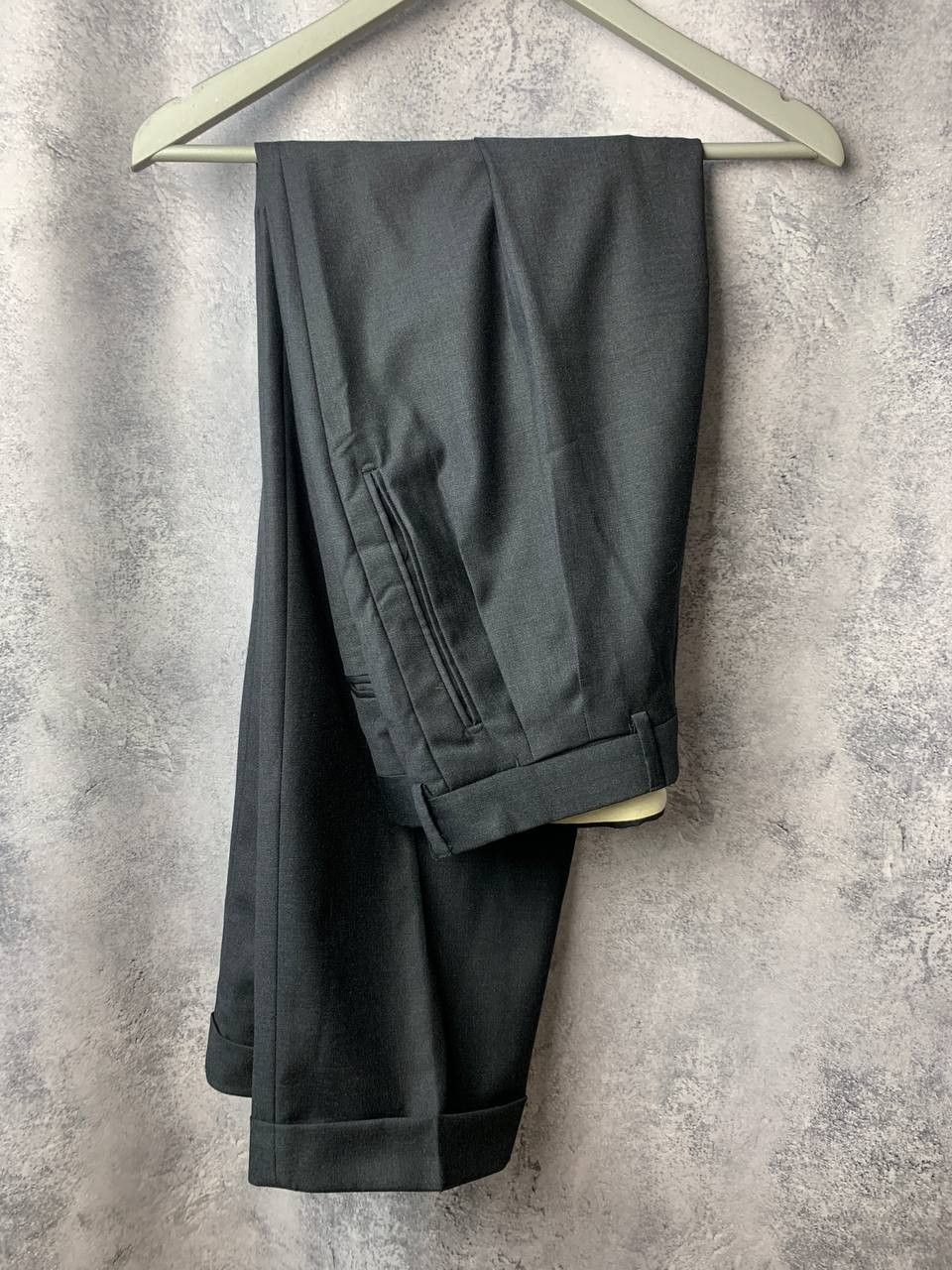 Corneliani CORNELIANI Black 120'S Wool Modern Italian Suit Blazer Size 50R - 12 Thumbnail
