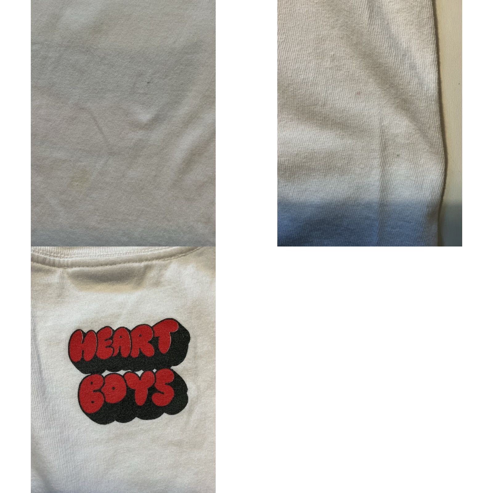 Y/Project The Heart Project “Heart Eyes” Smiley Face Heart Love Graphic T-Shirt White S/S XL Boys Mens Womens Size US XL / EU 56 / 4 - 8 Thumbnail