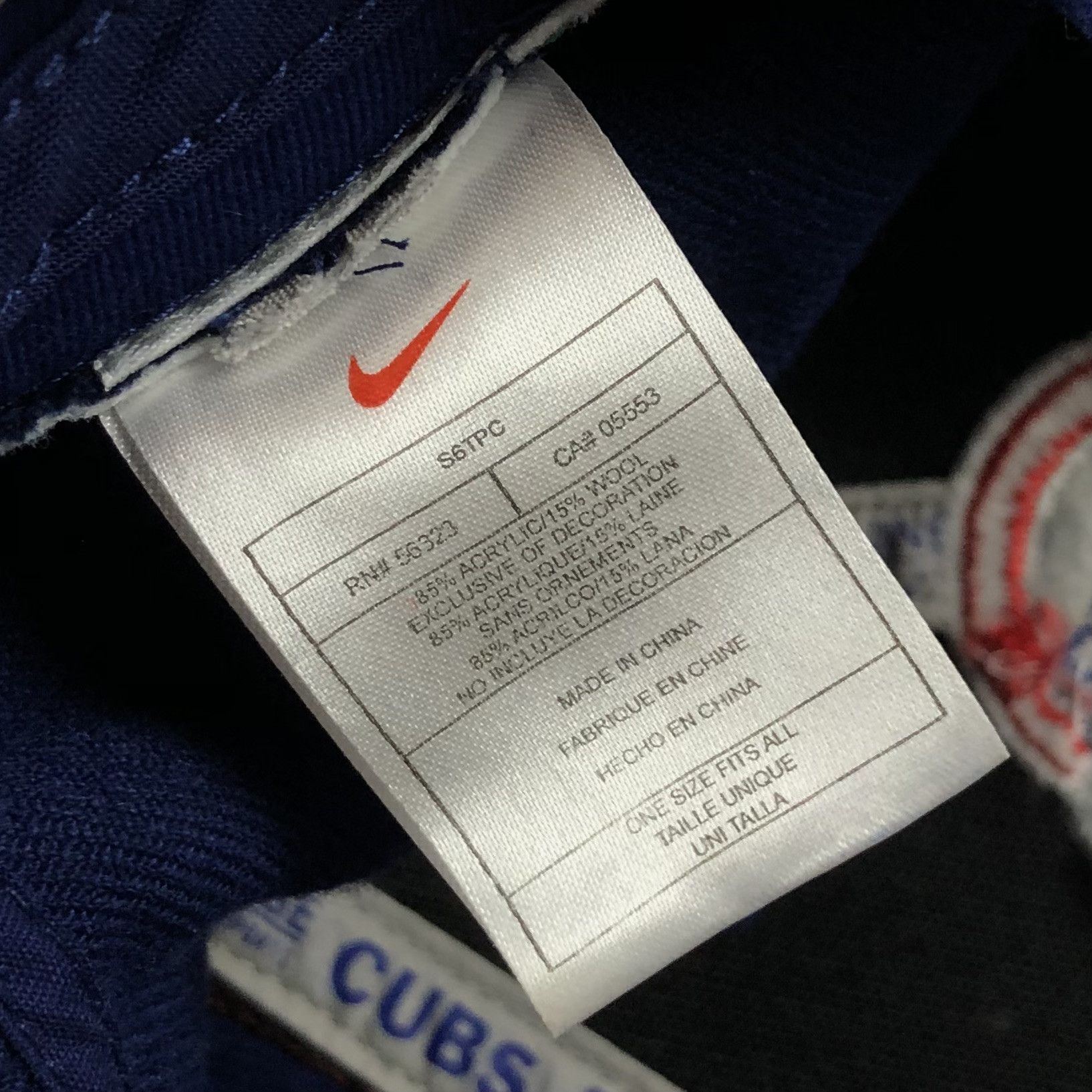 Nike Vintage 90s MLB Chicago Cubs Nike Cap Size ONE SIZE - 9 Thumbnail
