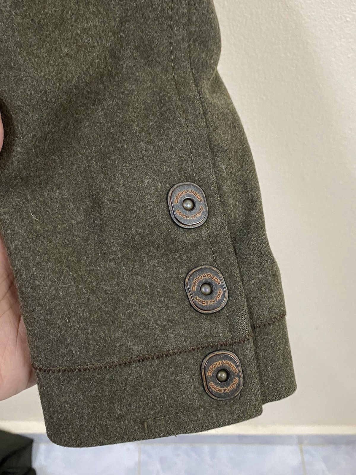 Dsquared2 DSQUARED 2 Jacket Military Style - Wool Size US M / EU 48-50 / 2 - 12 Thumbnail