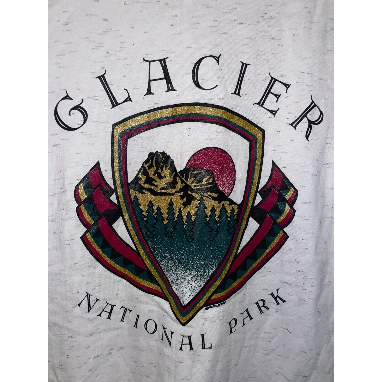 Vintage 90s Vintage Glacier National Park Mountain Shirt VTG L Large Size US L / EU 52-54 / 3 - 2 Thumbnail