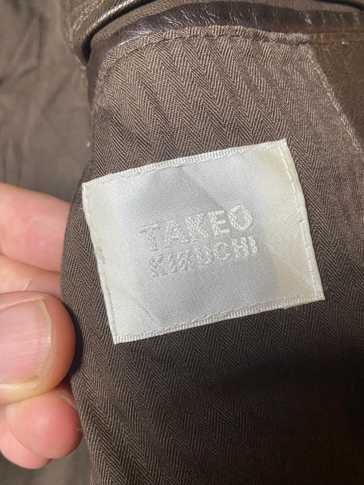 Takeo Kikuchi Vintage Takeo Kikuchi Genuine Leather Blazer (147) Size US XXS / EU 40 - 7 Thumbnail