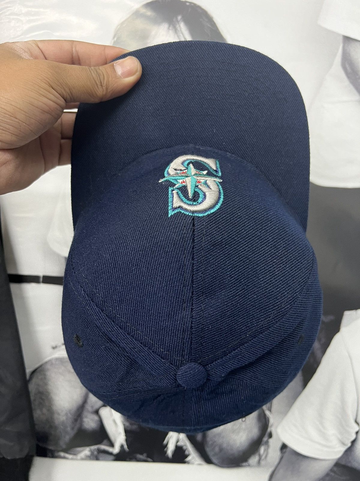 MLB × Vintage VINTAGE MLB SEATTLE MARINERS WOOL CAP Size ONE SIZE - 2 Thumbnail