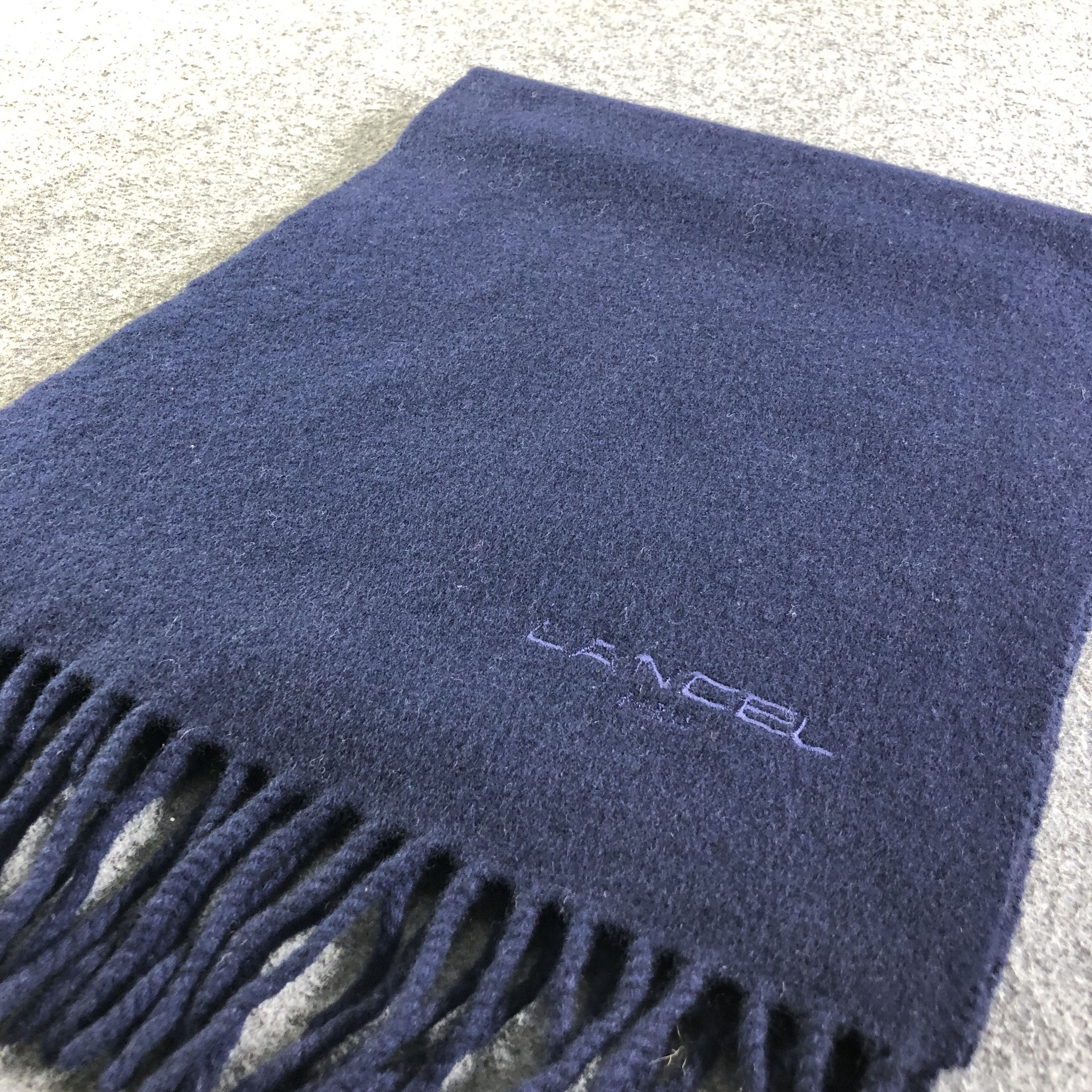 Lancel Lancel Wool Scarf Muffler Neckwear V2146 Size ONE SIZE - 3 Thumbnail