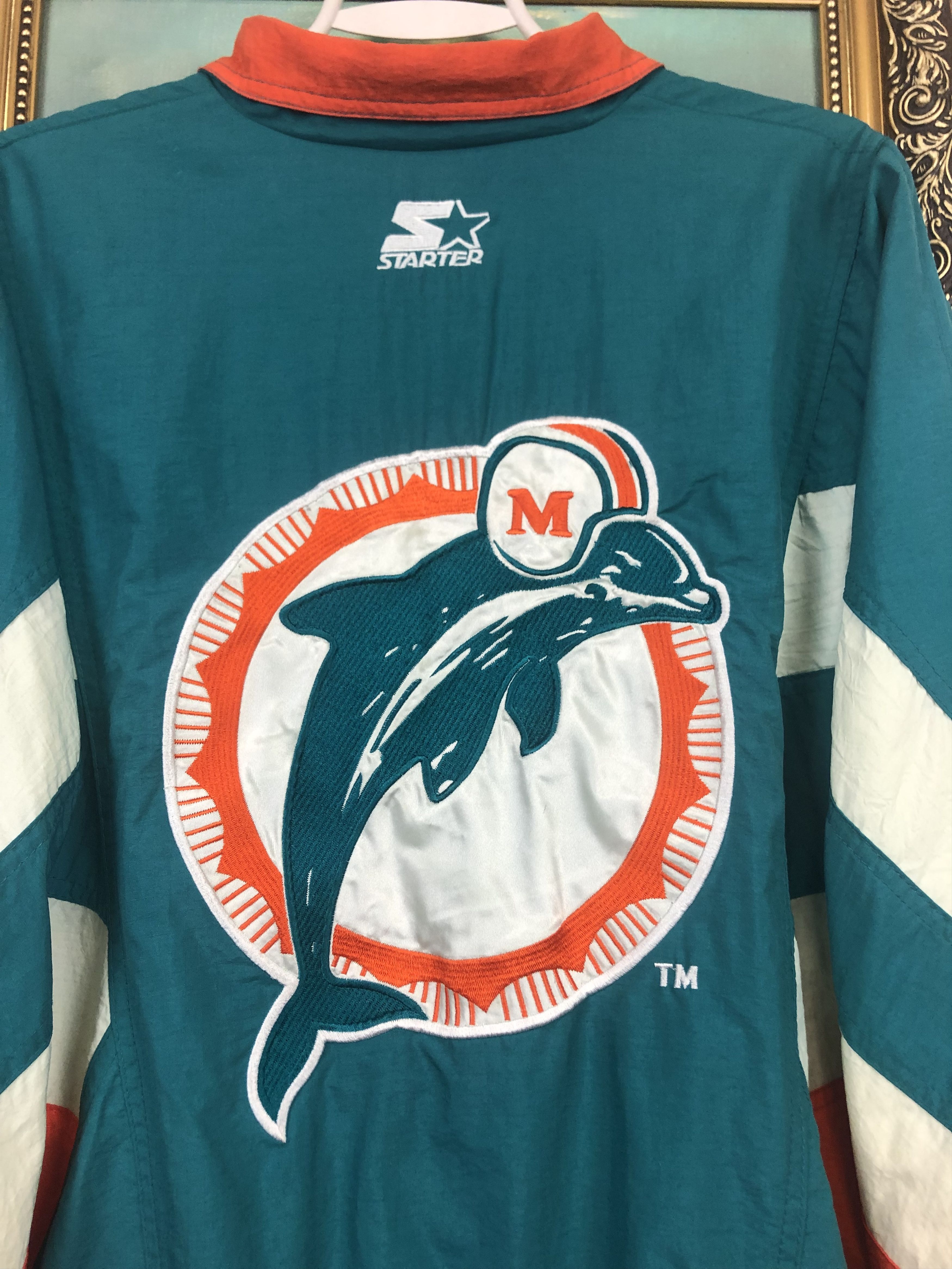 NFL × Starter × Vintage Vintage 90s NFL Starter Miami Dolphins Jacket Rare Hype Size US XL / EU 56 / 4 - 19 Thumbnail