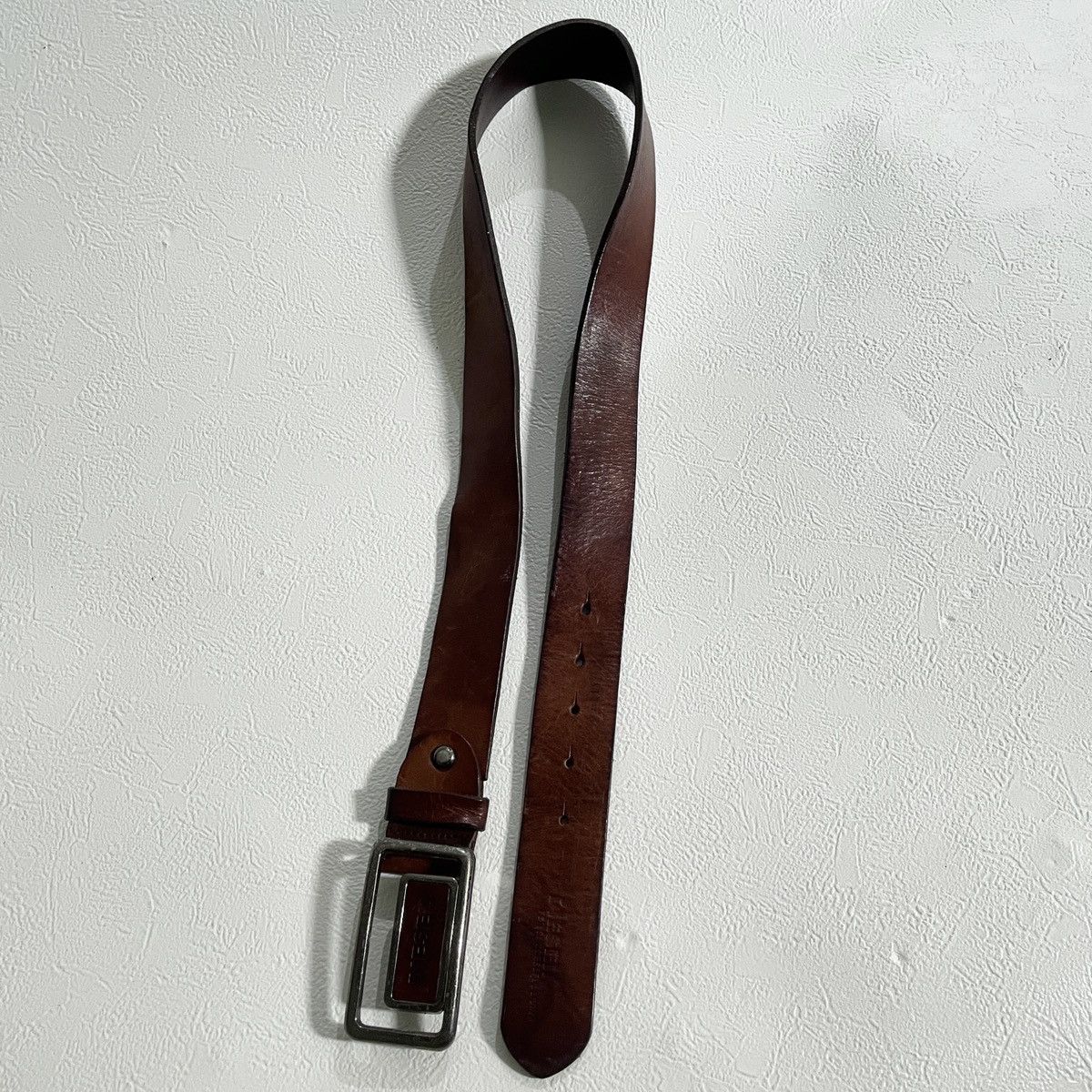 Diesel Vintage y2k Diesel Brown Leather Belts Size ONE SIZE - 3 Thumbnail
