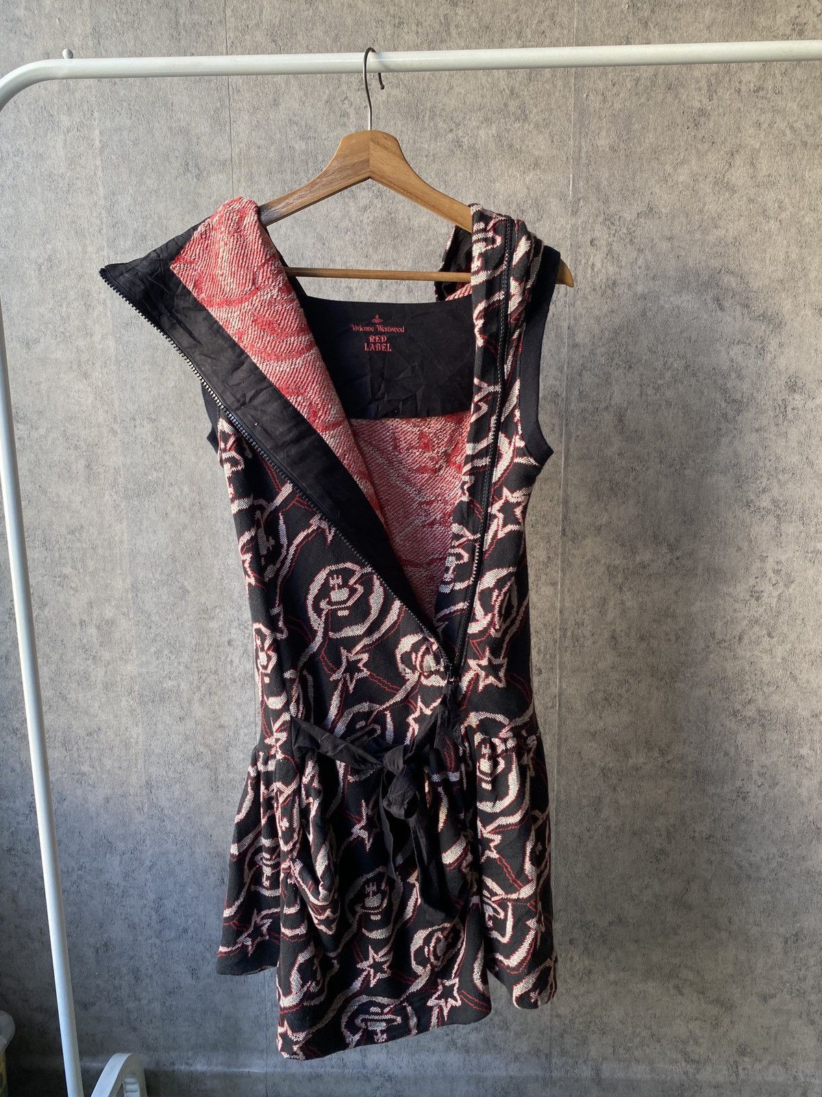 Vivienne Westwood Vivienne Westwood Mini Dress Hoodie Fullprint Logo Design Size S / US 4 / IT 40 - 8 Thumbnail