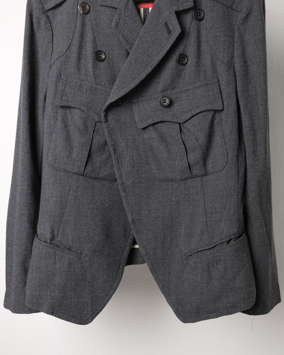 Yohji Yamamoto Y's Red Label By Yohji Yamamoto Military-inspire Blazer Size M / US 6-8 / IT 42-44 - 3 Thumbnail