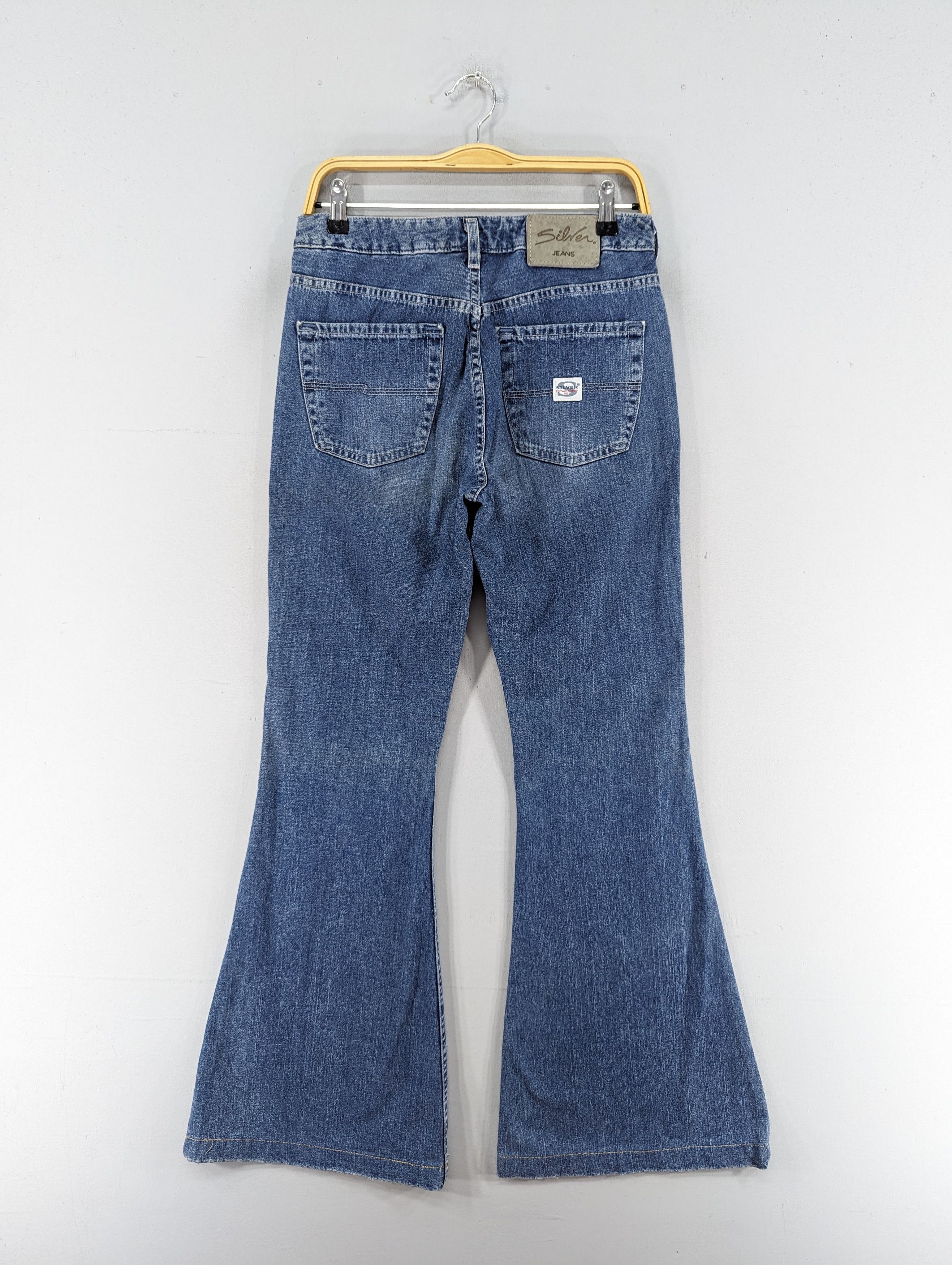 If Six Was Nine Silver Jeans Women Flare Denim Blue Bootcut Jean Size 29" - 9 Thumbnail