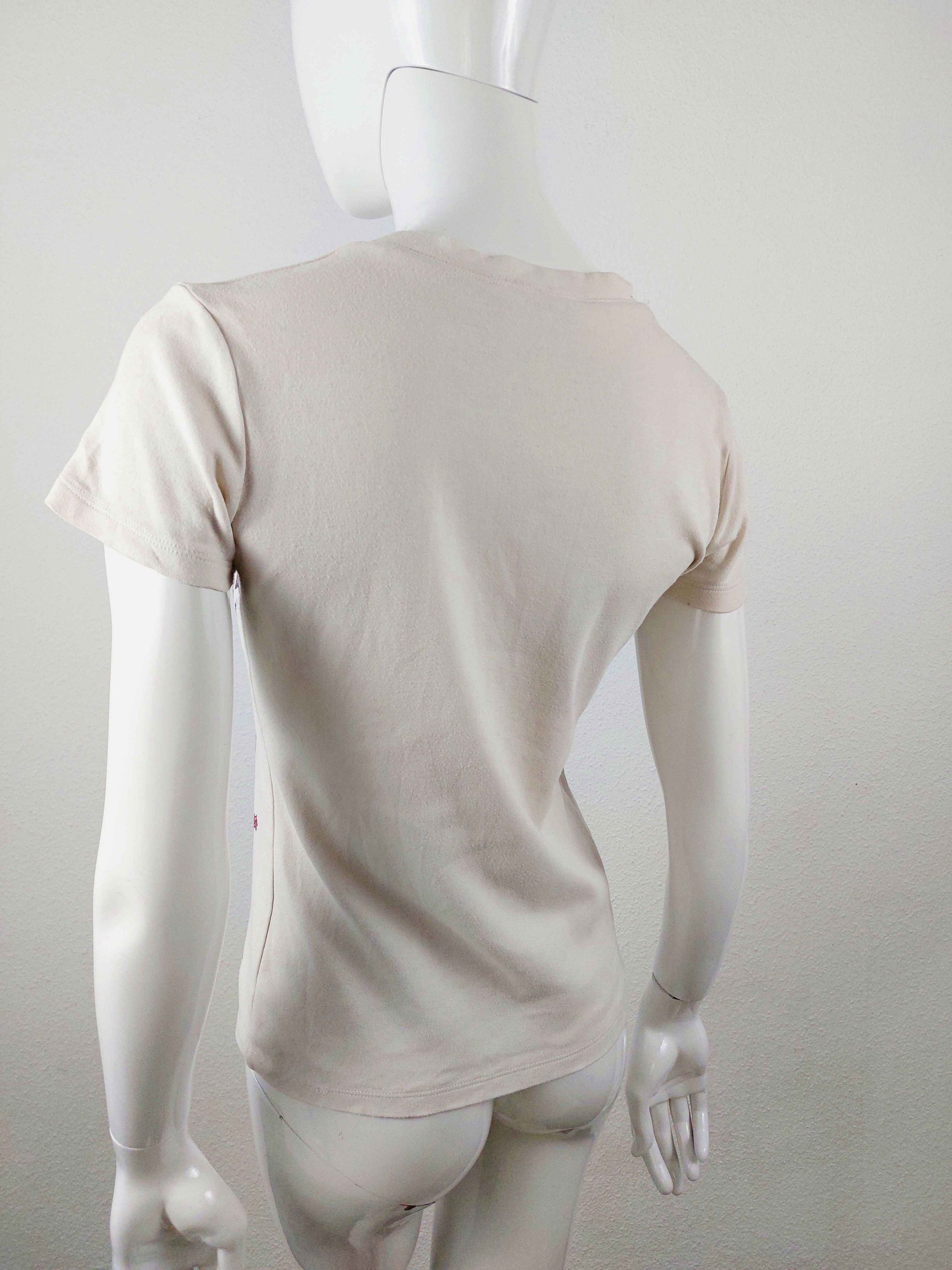 Dior Christian Dior 2004 Gitane Gipsy John Galliano Top T-Shirt Size M / US 6-8 / IT 42-44 - 2 Thumbnail