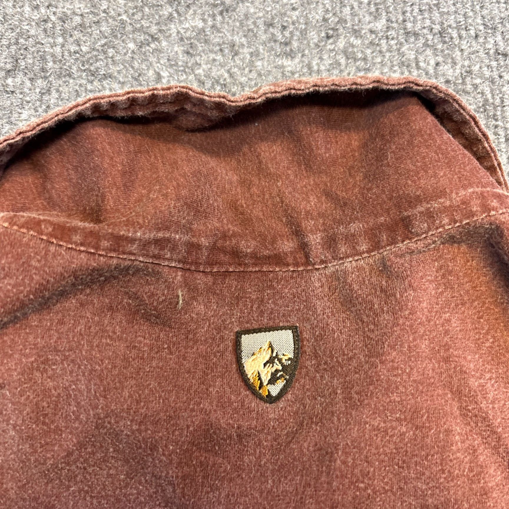 Vintage Kuhl Polo Shirt Mens XL Burgundy Wine 1/4 Zip Collared Golf Outdoor Athletic Polo Shirt Mens XL Burgundy Wine 1/4 Zip Collared Golf Outdoor Athletic Size US XL / EU 56 / 4 - 7 Thumbnail