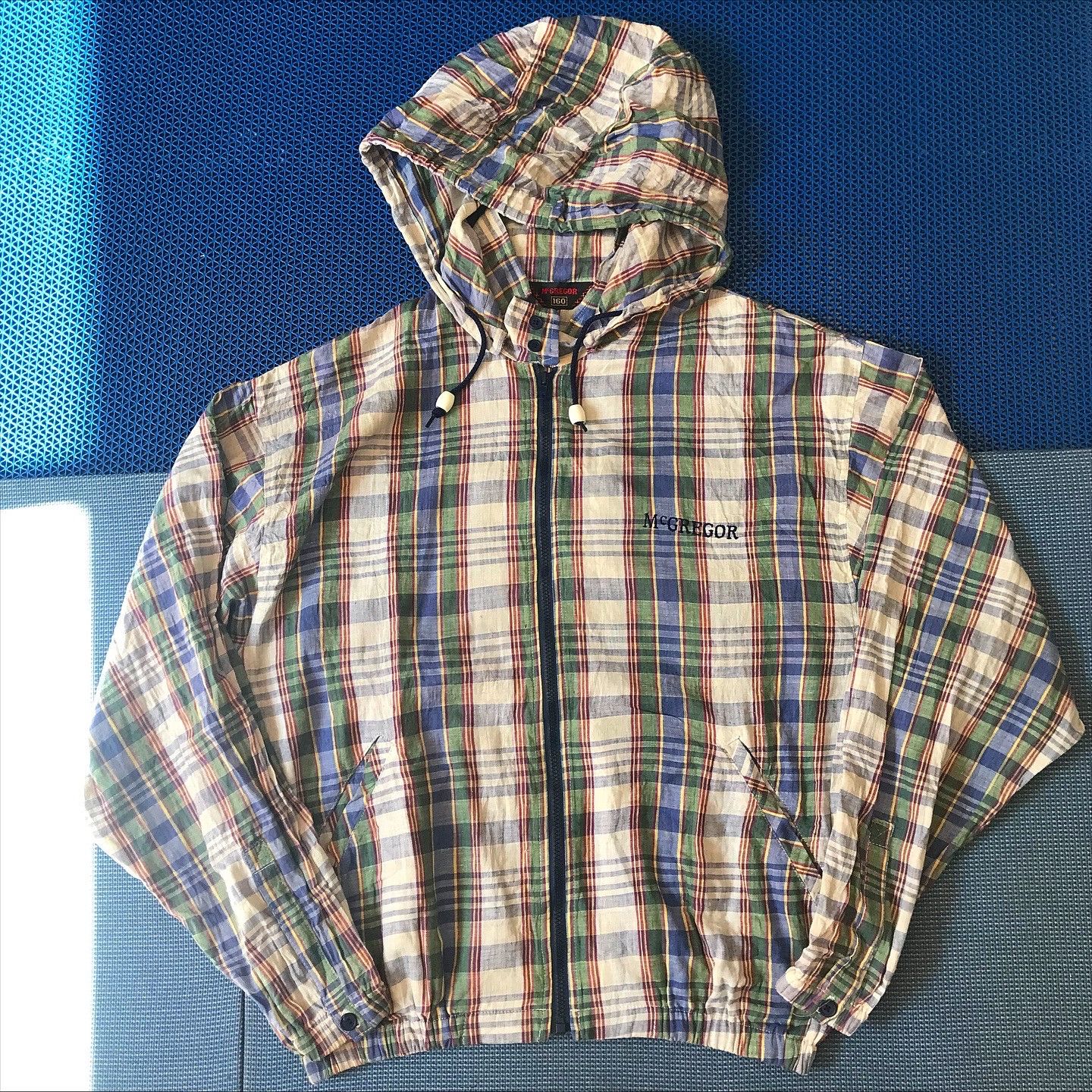 McGregor Vintage Mc Gregor Madrass ivy League Tartan hoodie Jacket Size US M / EU 48-50 / 2 - 1 Thumbnail