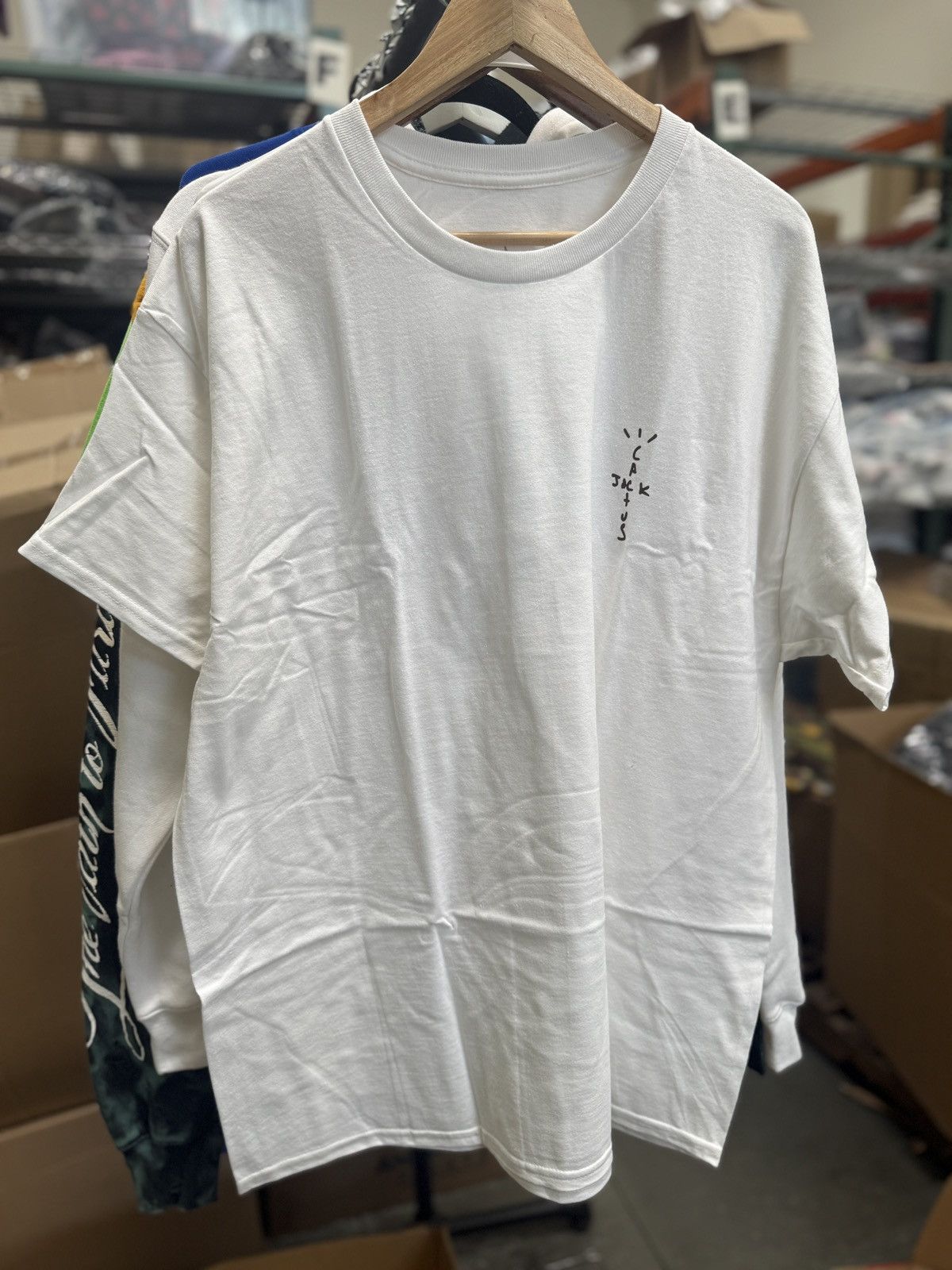 Travis Scott Travis Scott CJ T-Shirt White Men's - size XL Brand New Size US XL / EU 56 / 4 - 1 Thumbnail
