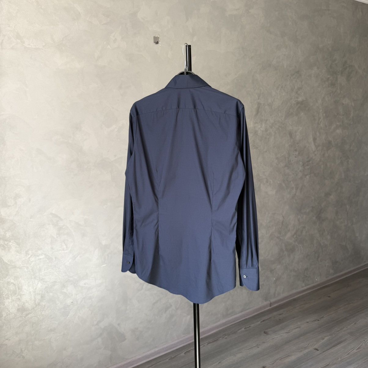 Suitsupply Suitsupply Cotton Stretch Extra Slim Fit Navy Shirt Size US S / EU 44-46 / 1 - 6 Thumbnail