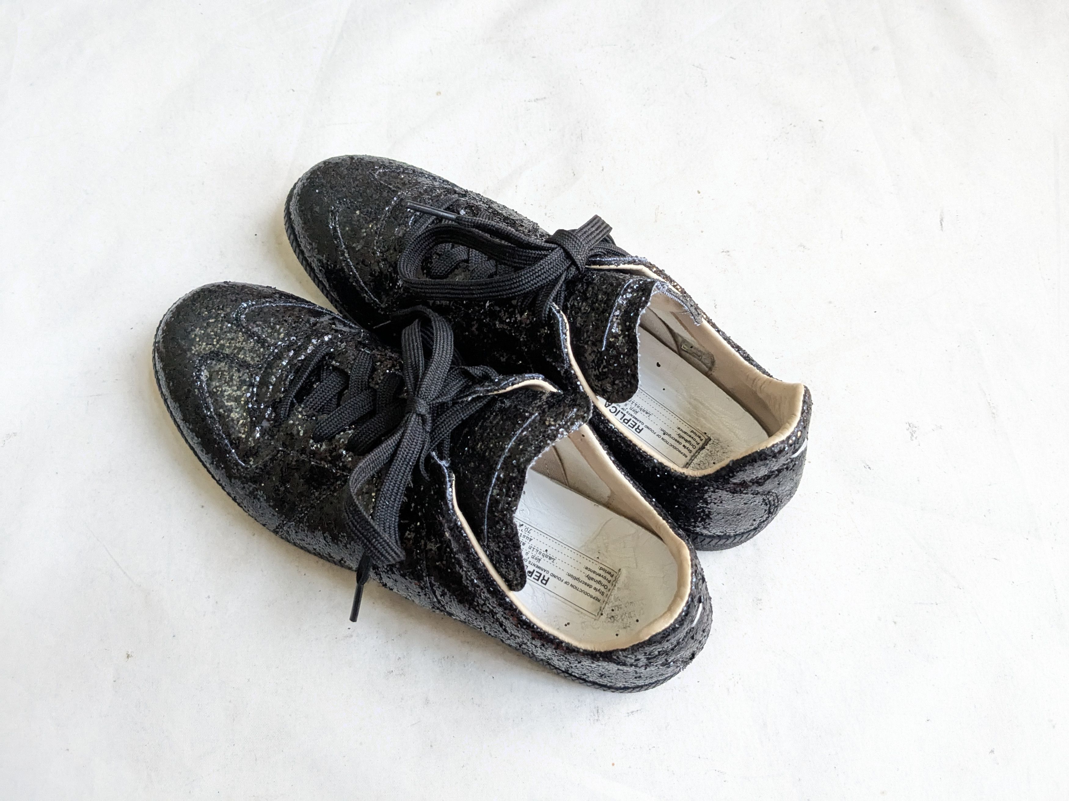 Maison Margiela Maison Margiela GAT Replica Black Glitter 10 43 Size US 10 / EU 43 - 13 Thumbnail