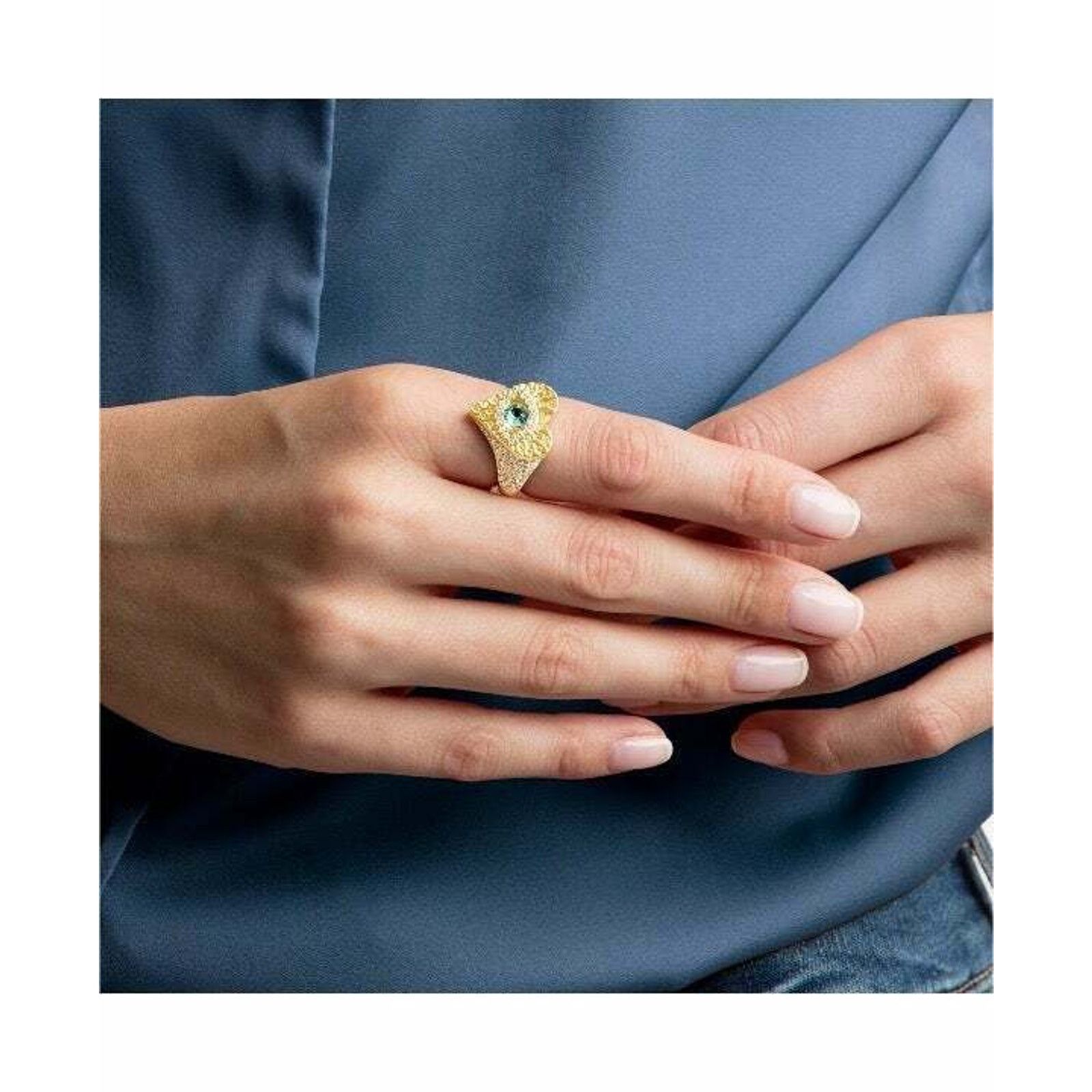 Swarovski Swarovski LUCKY GODDESS HEART MOTIF RING 6 USA 52 EUR Size ONE SIZE - 11 Thumbnail
