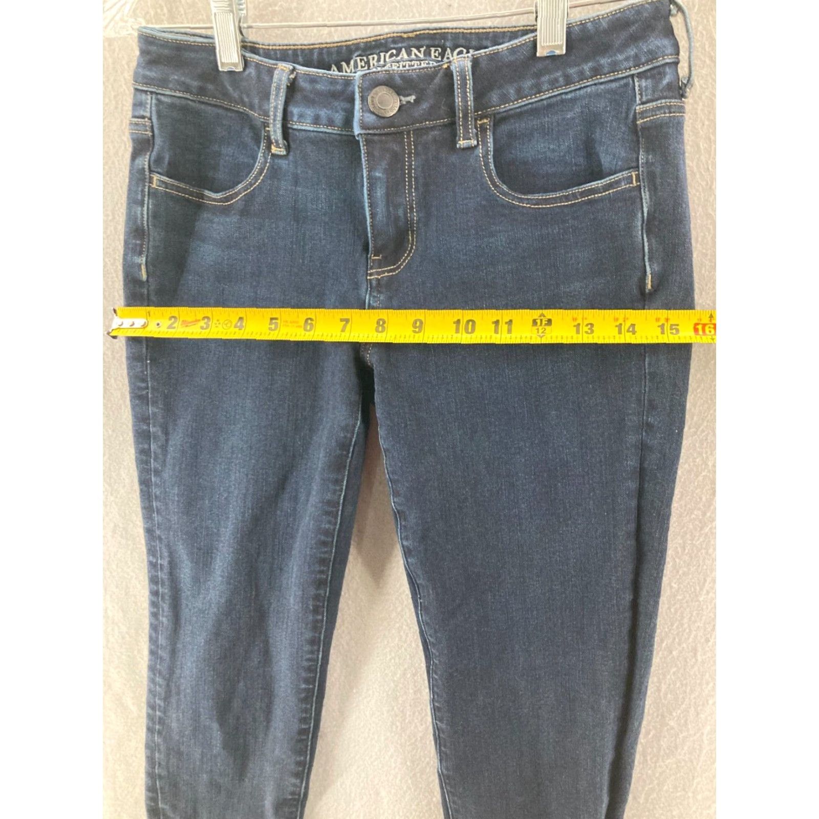 American Eagle Outfitters American Eagle Outfitters Jeans Jegging Womens 4 Regular Blue Cotton Blend Stretch Denim Reported Size 4 Adult Womens Jeans Jegging Size 27" / US 4 / IT 40 - 3 Thumbnail
