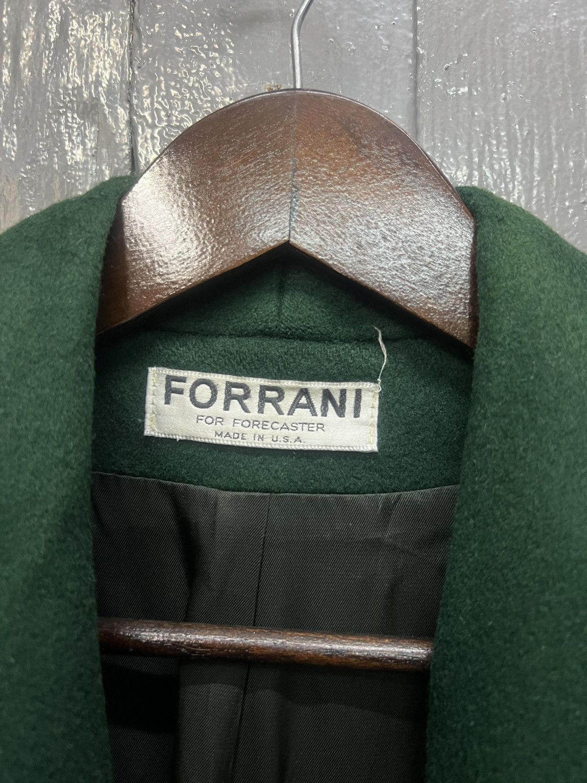 Other Forrani Pure Wool 100% Long Coat Made In USA Size US L / EU 52-54 / 3 - 3 Thumbnail