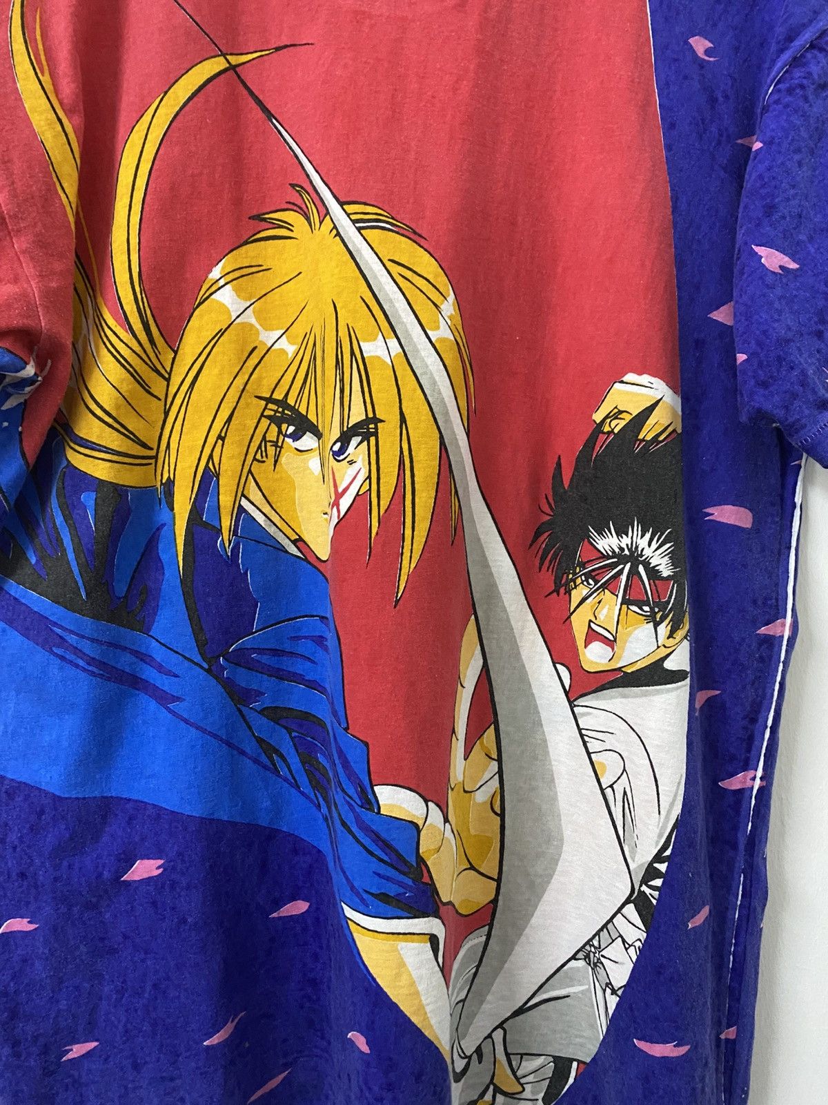 Anime Vintage Samurai X Rurouni Kenshin Weekly Jump Size US L / EU 52-54 / 3 - 5 Thumbnail