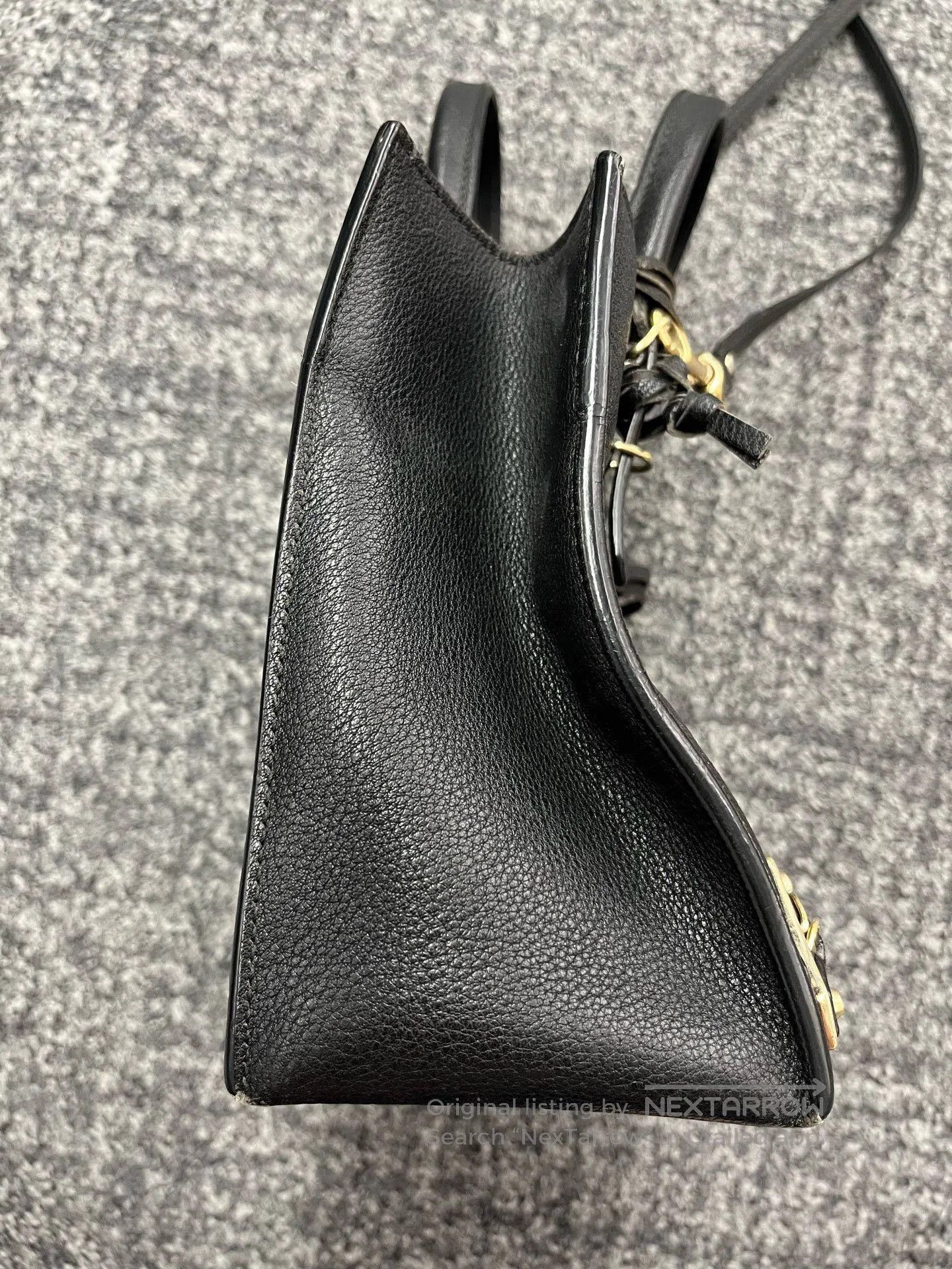 Balenciaga Balenciaga Black Leather Tote. Size ONE SIZE - 3 Thumbnail