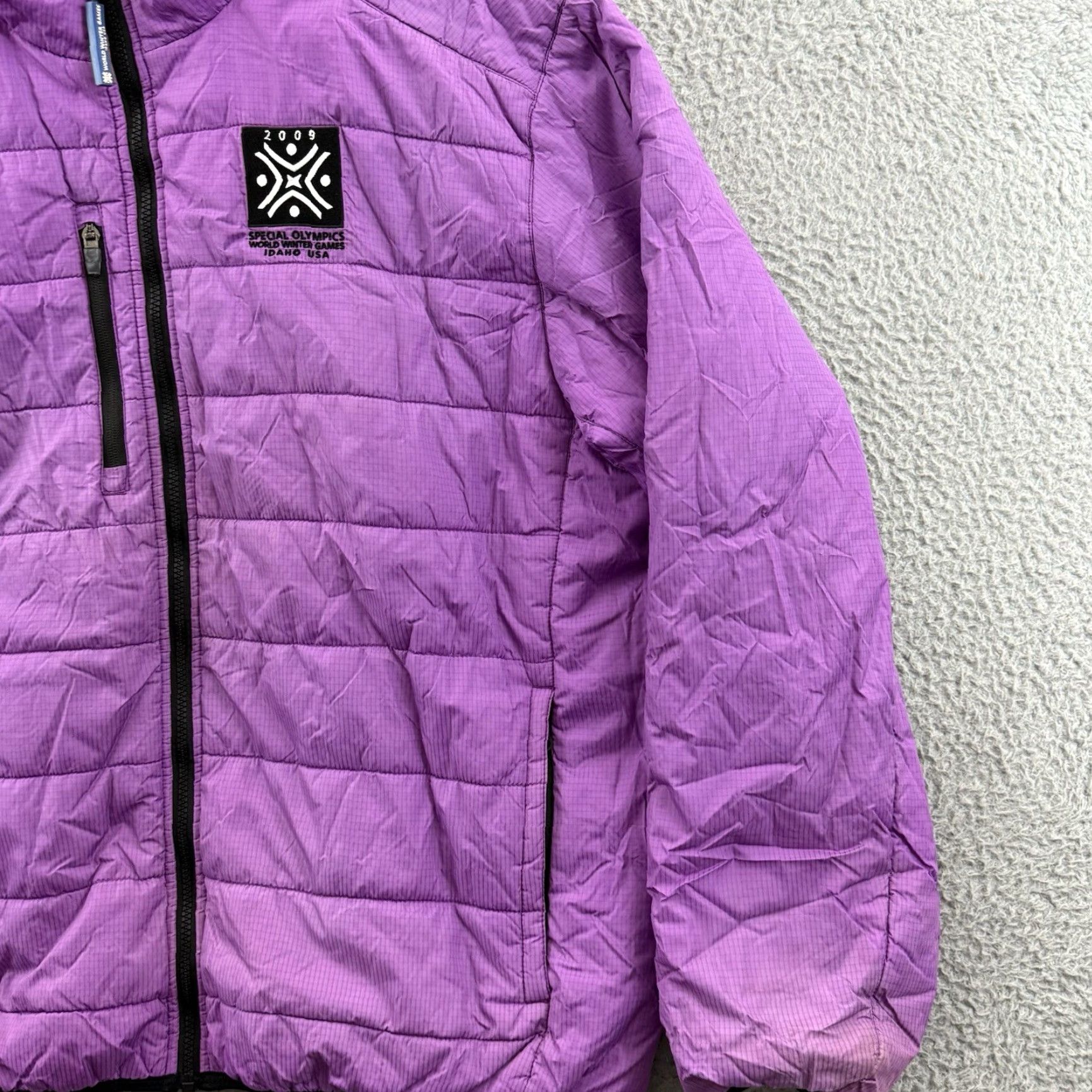 Vintage Olympics Jacket Womens XL Purple 2009 Puffer Ski Outdoor Lined Sport Insulated Size XL / US 12-14 / IT 48-50 - 5 Thumbnail