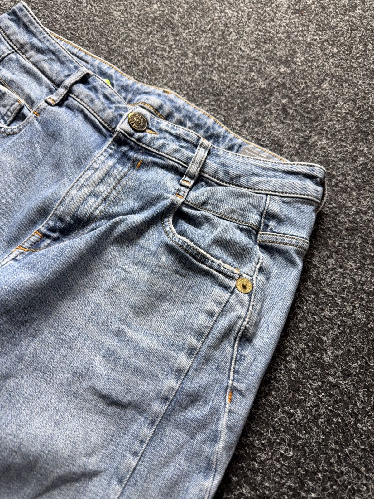 Diesel Luxury 00s Y2K Diesel D-Fayza Boyfriend Low Waist Jeans Size 27" / US 4 / IT 40 - 6 Thumbnail
