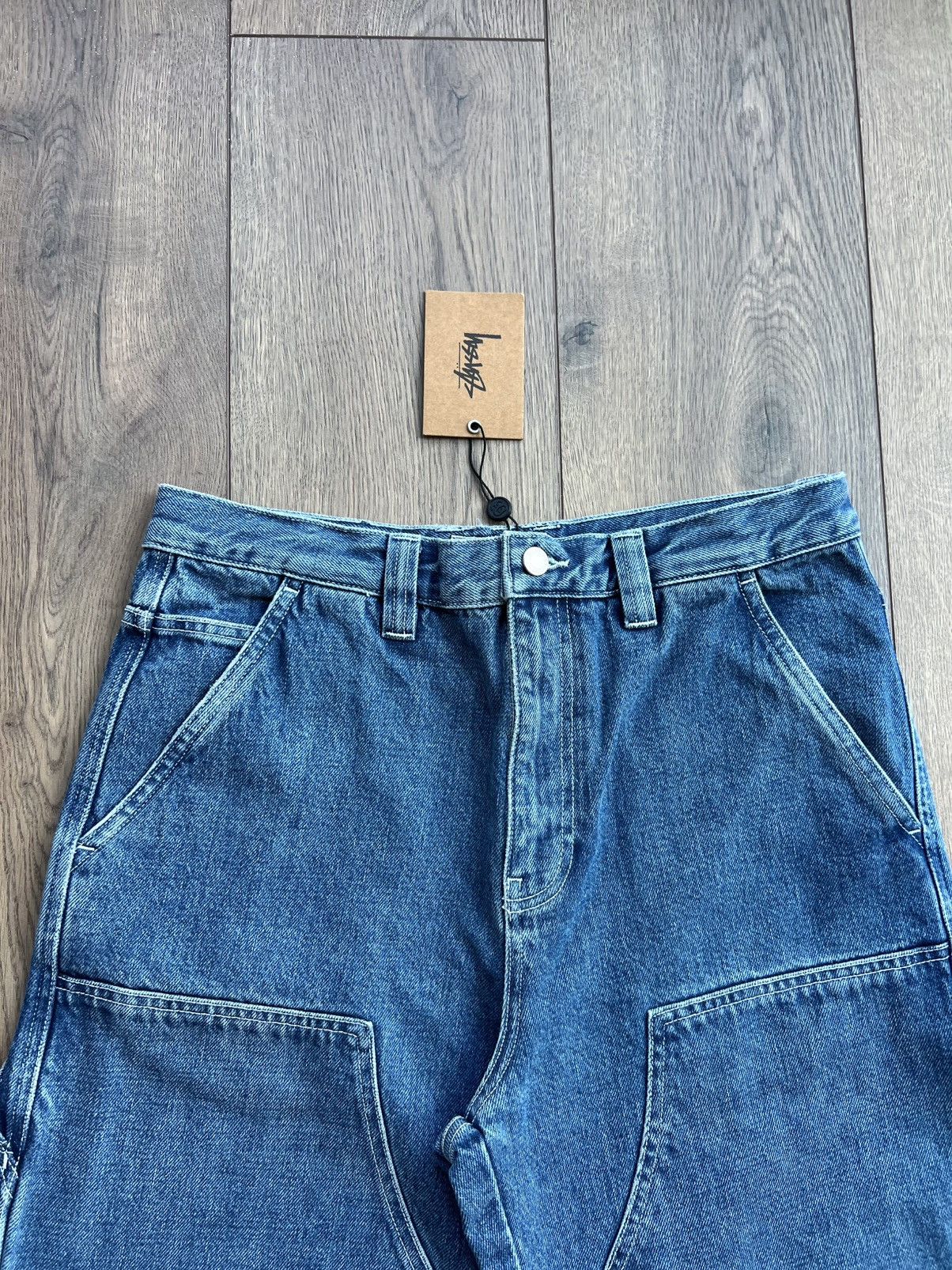 Stussy Stussy Denim Double Knee Work Pant 30 Size US 30 / EU 46 - 7 Thumbnail