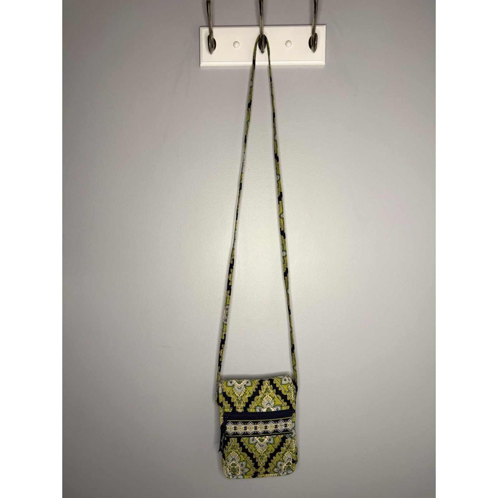 Vera Bradley Vera Bradley Cambridge Quilted Crossbody Bag Yellow Green Size ONE SIZE - 1 Thumbnail