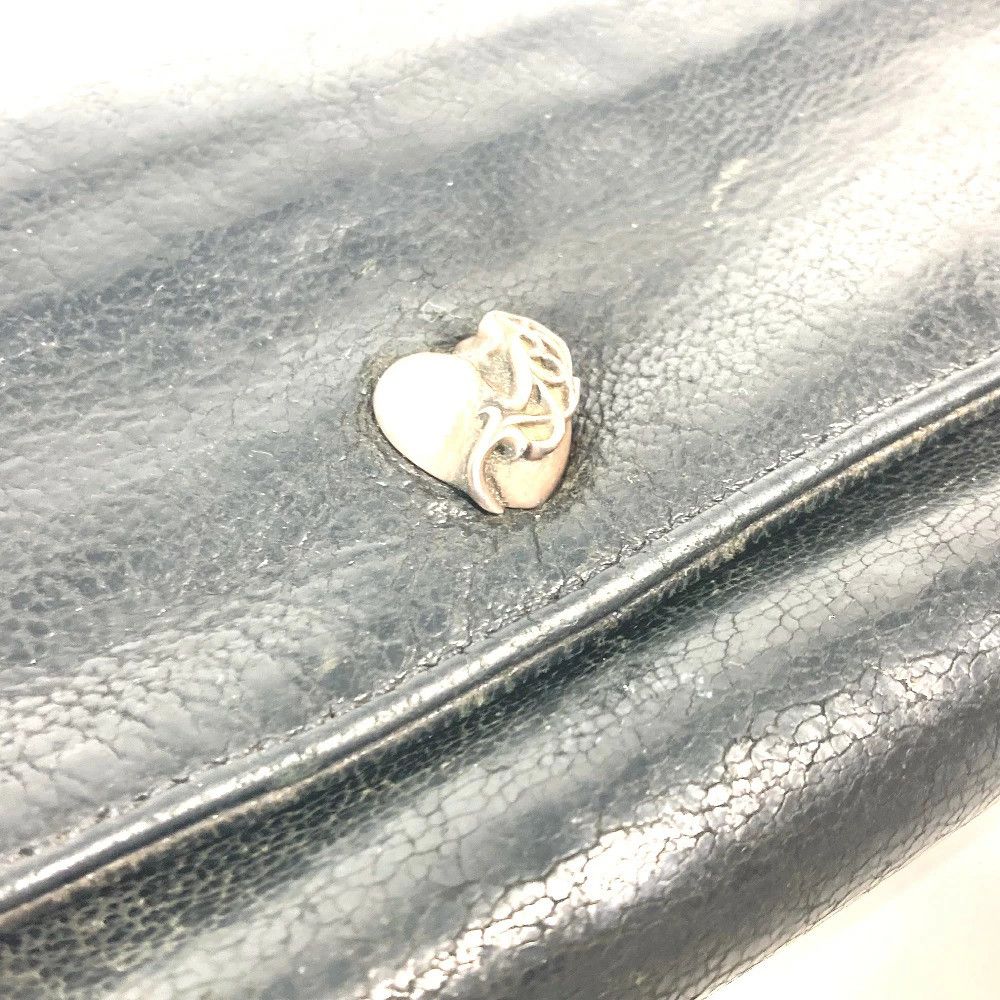 Chrome Hearts CHROME HEARTS Judy Long Wallet Black Leather Size ONE SIZE - 6 Thumbnail