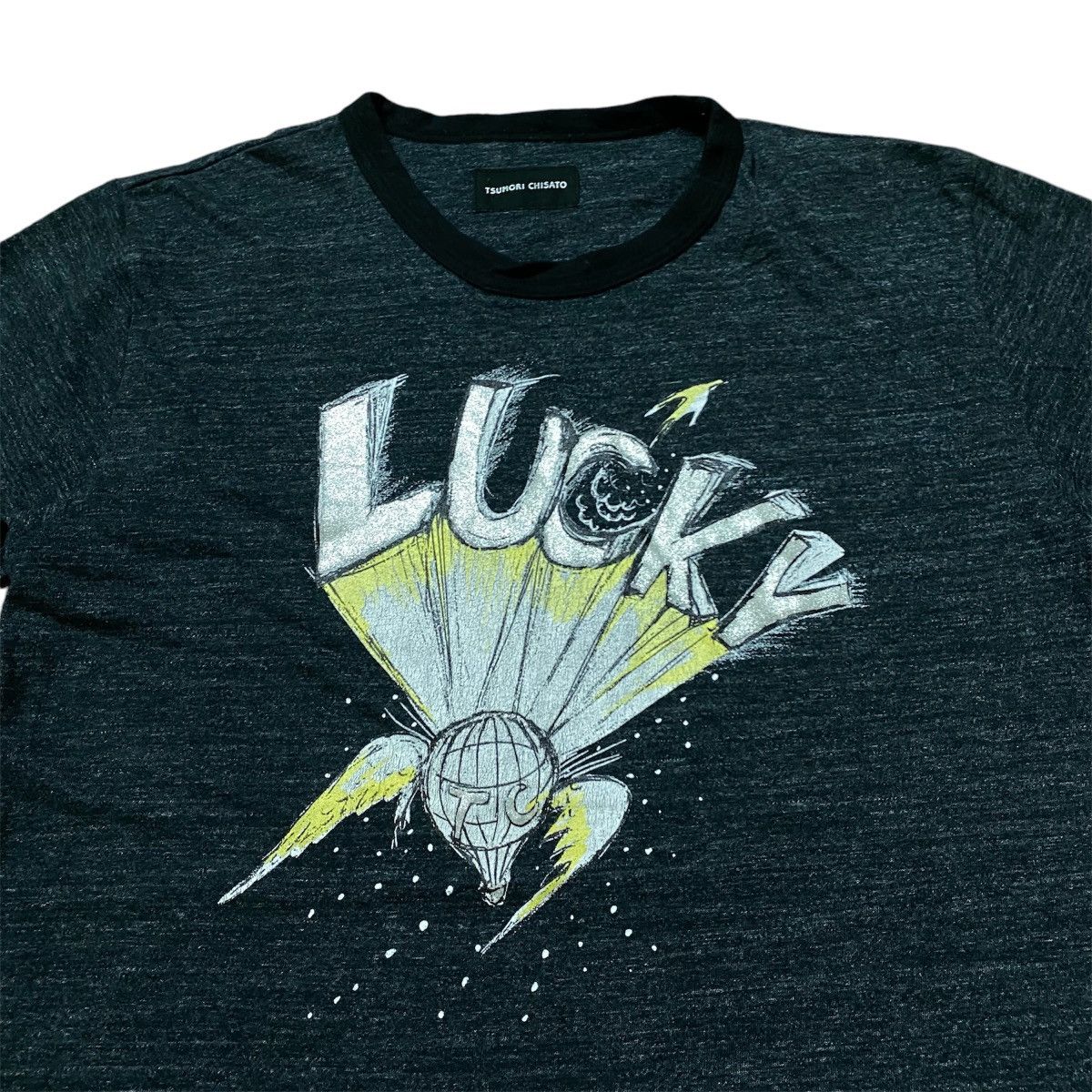 Designer × Issey Miyake × Tsumori Chisato Tsumori Chisato 'Lucky' Ringer Tee Size US M / EU 48-50 / 2 - 2 Thumbnail
