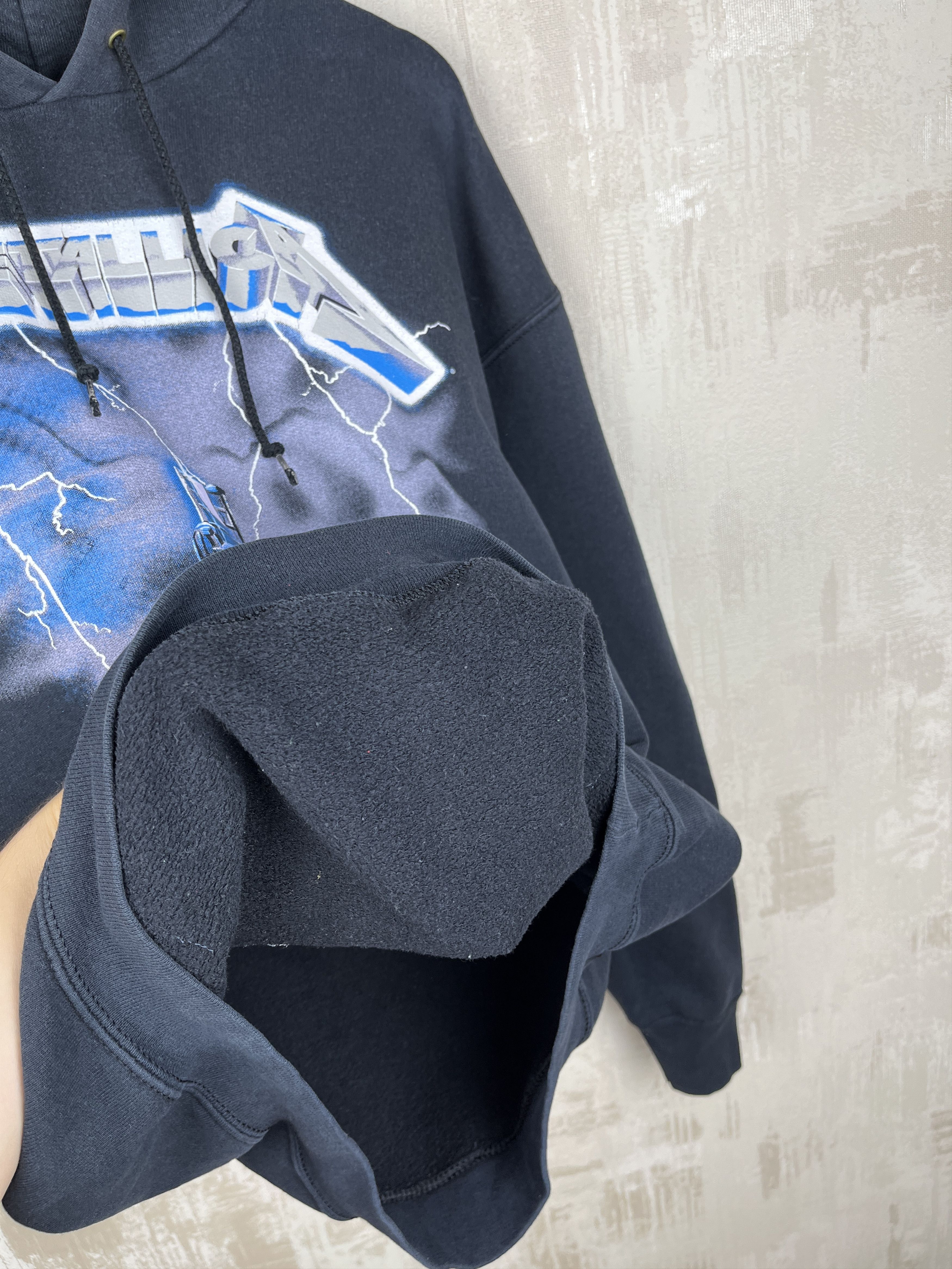 Band Tees Vintage 1994 Metallica "Ride The Lighting" Giant 90's Hoodie Size US XL / EU 56 / 4 - 18 Thumbnail