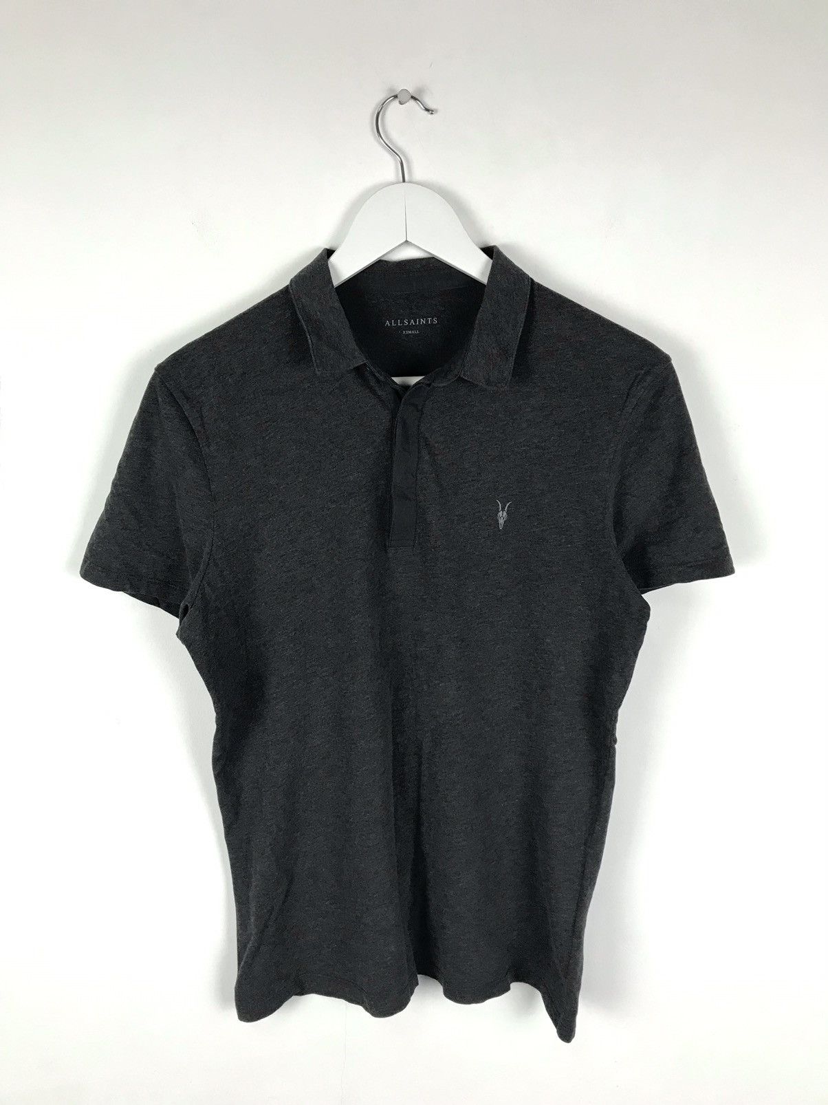Allsaints Men’s S/46,Allsaints Grey Cotton Soft Polo,Poloshirt Size US S / EU 44-46 / 1 - 1 Thumbnail