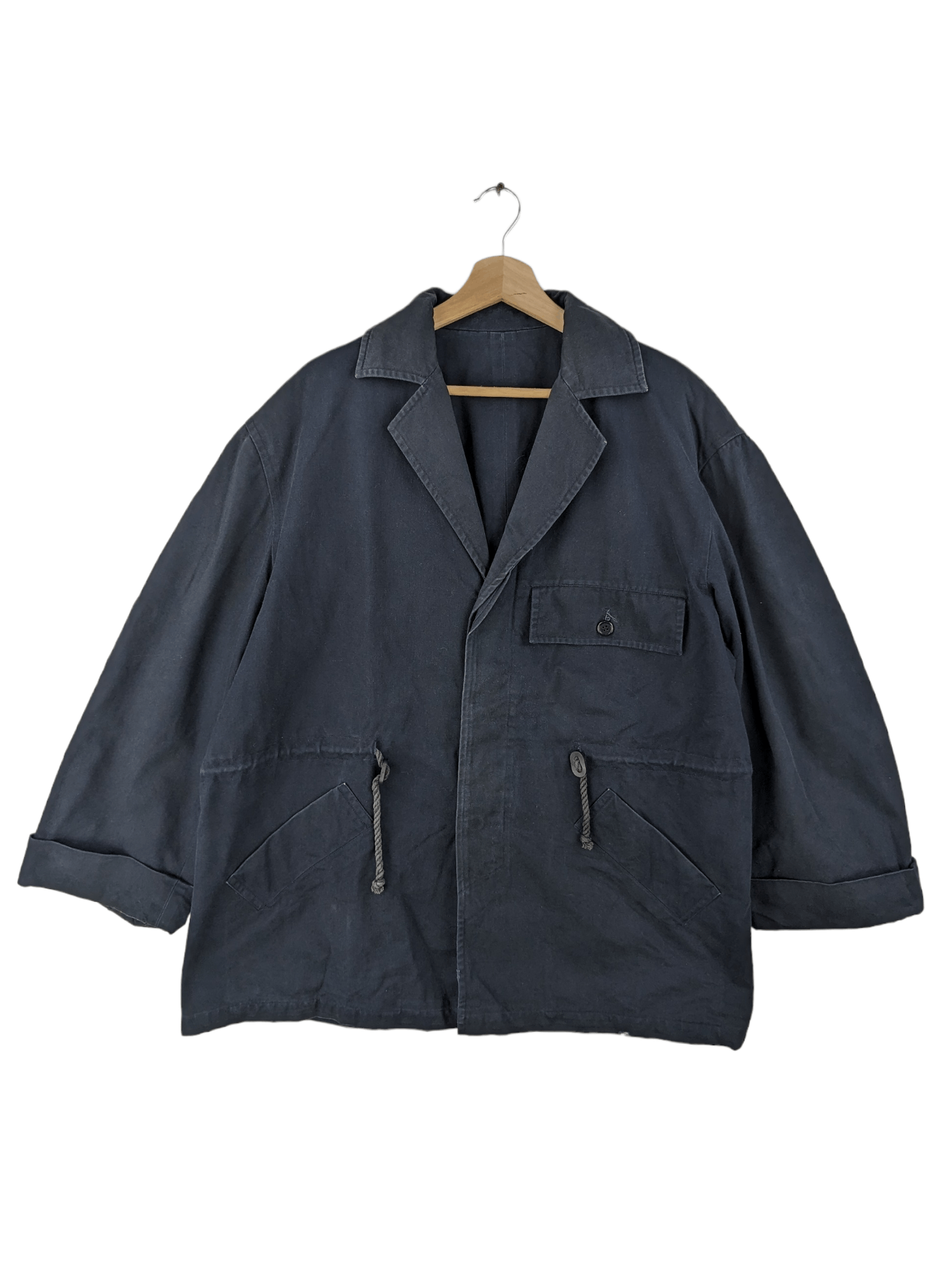 Y's × Yohji Yamamoto Vintage Yohji Yamamoto Chore Jacket Avant Garde Harajuku Size US XL / EU 56 / 4 - 1 Thumbnail