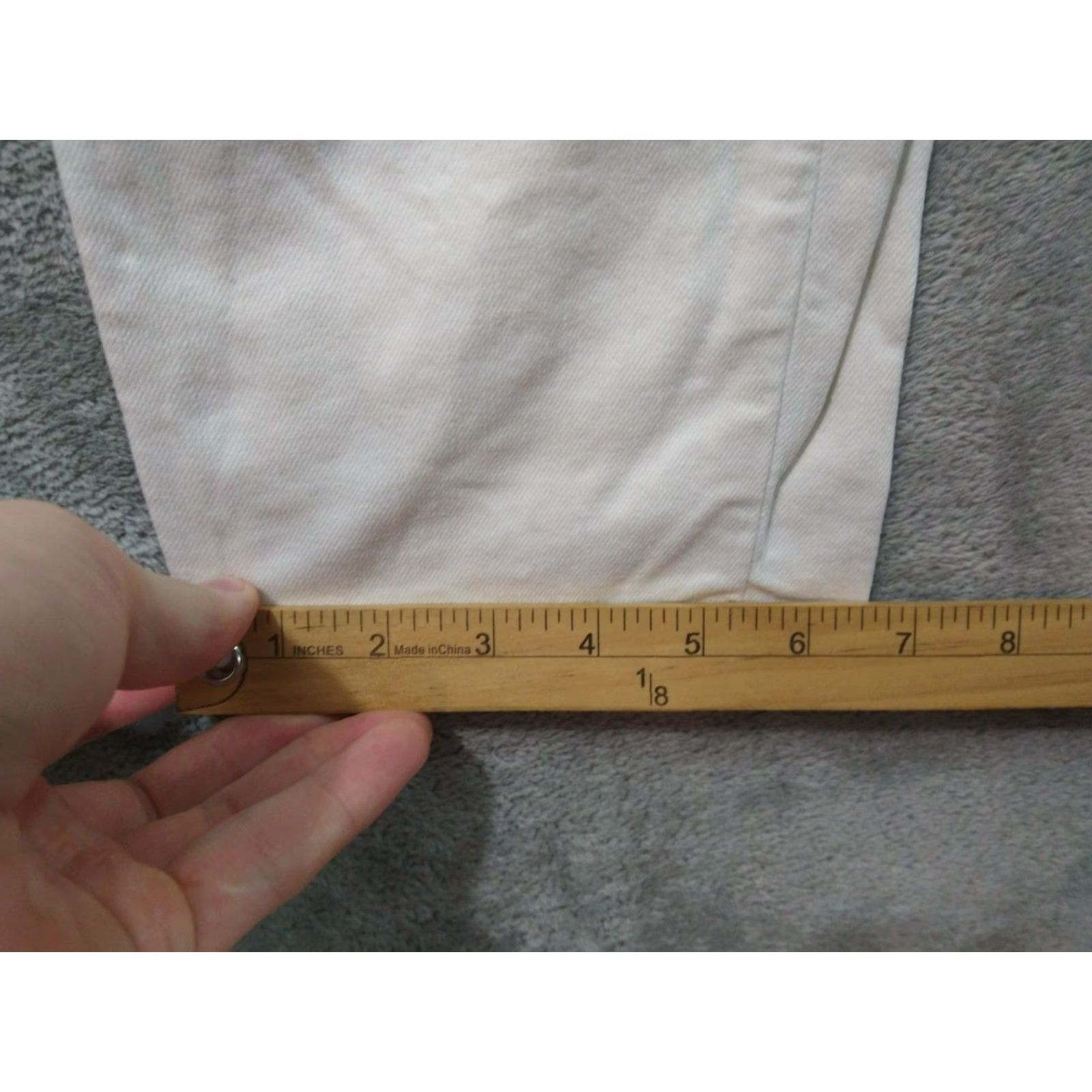 Vintage American Eagle Jeans Women 6 White Denim Curvy Mom Stretch Distressed Festival 90s City Retro Womens Size 28" / US 6 / IT 42 - 6 Thumbnail