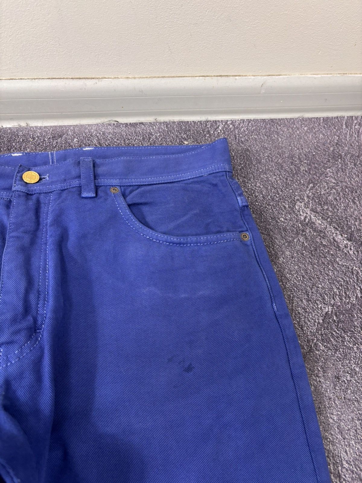 Tom Ford Tom Ford TF001 Men’s Relaxed Loose Blue Denim Jeans Size US 34 / EU 50 - 7 Thumbnail
