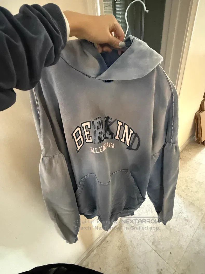 Balenciaga Balenciaga Loose hoodie Size US M / EU 48-50 / 2 - 1 Thumbnail