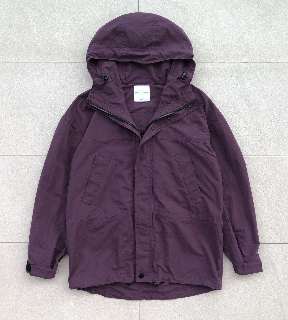 Japanese Brand Japanese Brand EDIT CLOTHING Nylon Zipper Hoodie Jacket Size US M / EU 48-50 / 2 - 1 Thumbnail