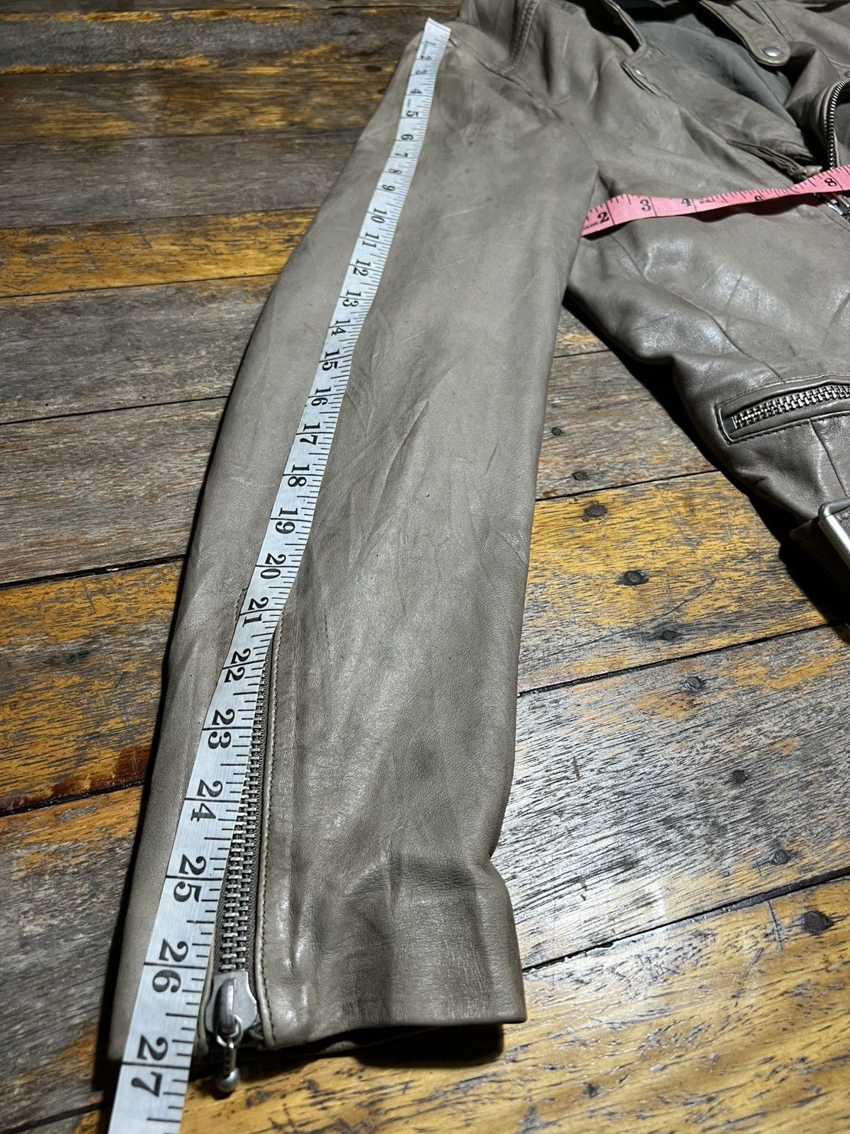 Allsaints AllSaints Gibson Leather Biker jacket Size US S / EU 44-46 / 1 - 11 Thumbnail