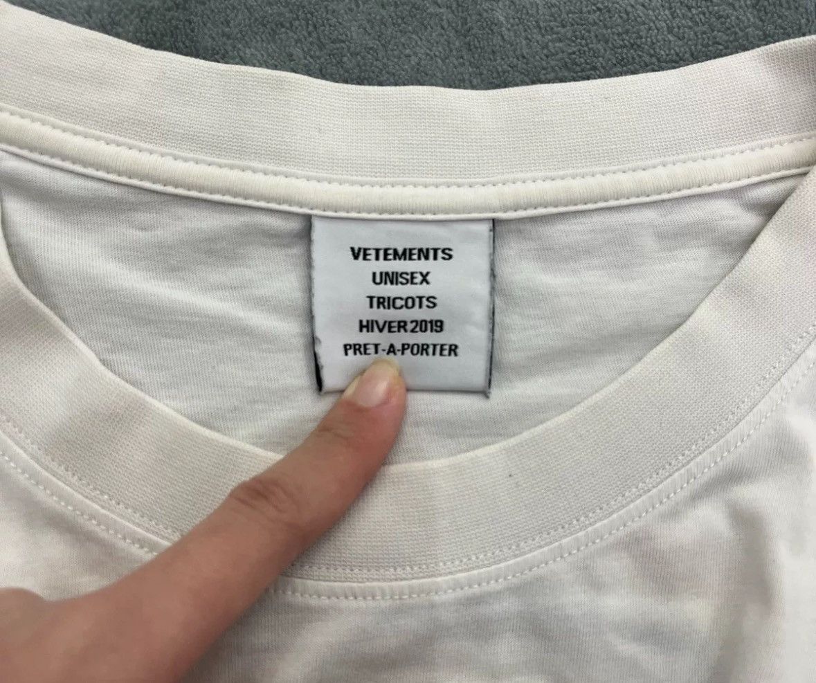 Vetements Vetements 19SS Little Pig White Splash Short Sleeve Size US S / EU 44-46 / 1 - 3 Thumbnail