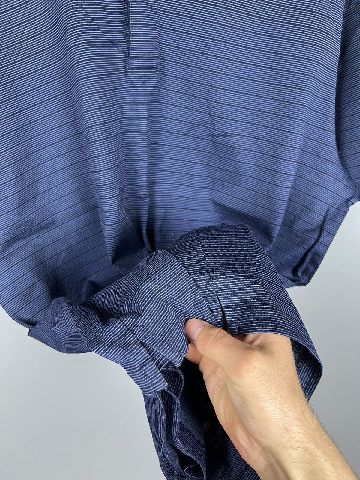 Ermenegildo Zegna (L) Rare Ermenegildo Zegna Polo Shirt stripe Size US L / EU 52-54 / 3 - 4 Thumbnail