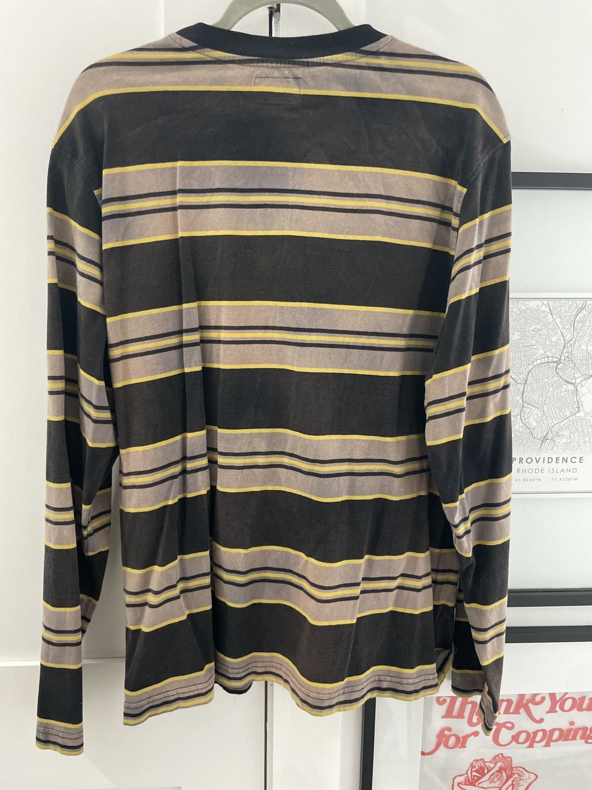 Stussy Stussy Long Sleeved Stripe Tee Size M Size US M / EU 48-50 / 2 - 2 Thumbnail