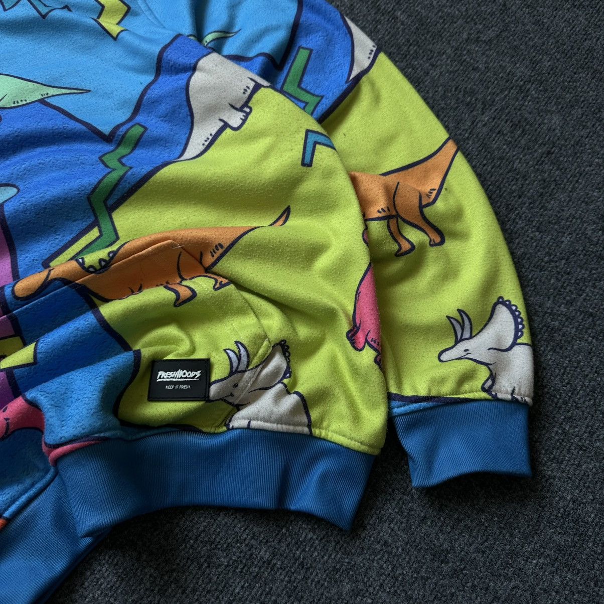 Le Grande Bleu (L.G.B.) VTG Fresh Hoods Hoodie Dragon Overprinted Size S Y2K 00s USA Size US S / EU 44-46 / 1 - 8 Thumbnail