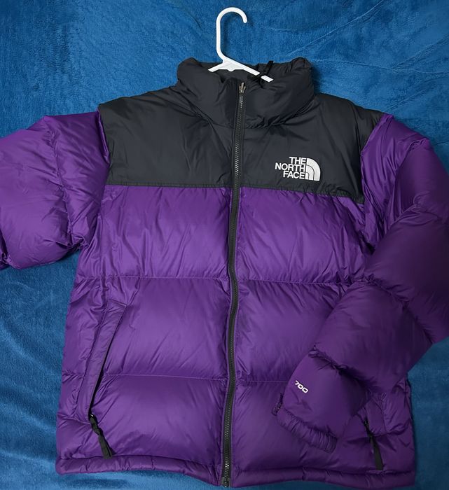 The North Face Purple & Black 1996 Retro Nuptse jacket | Grailed